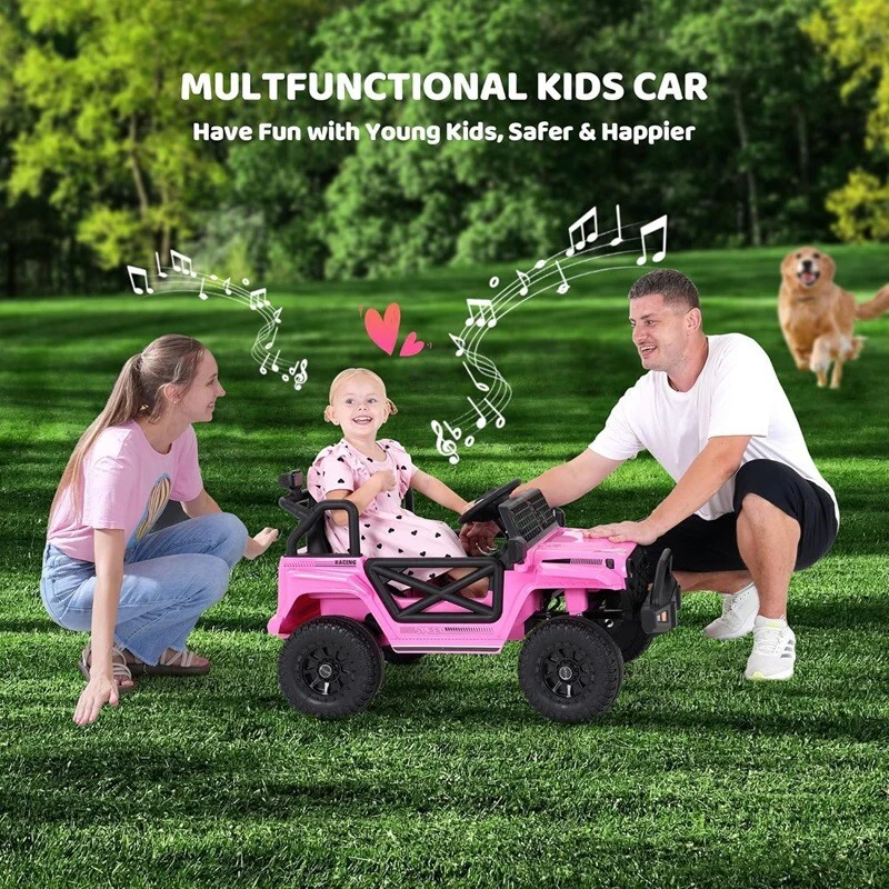Coche eléctrico para niños de 2 a 4 años con control remoto para conducir y jugar - Image 5
