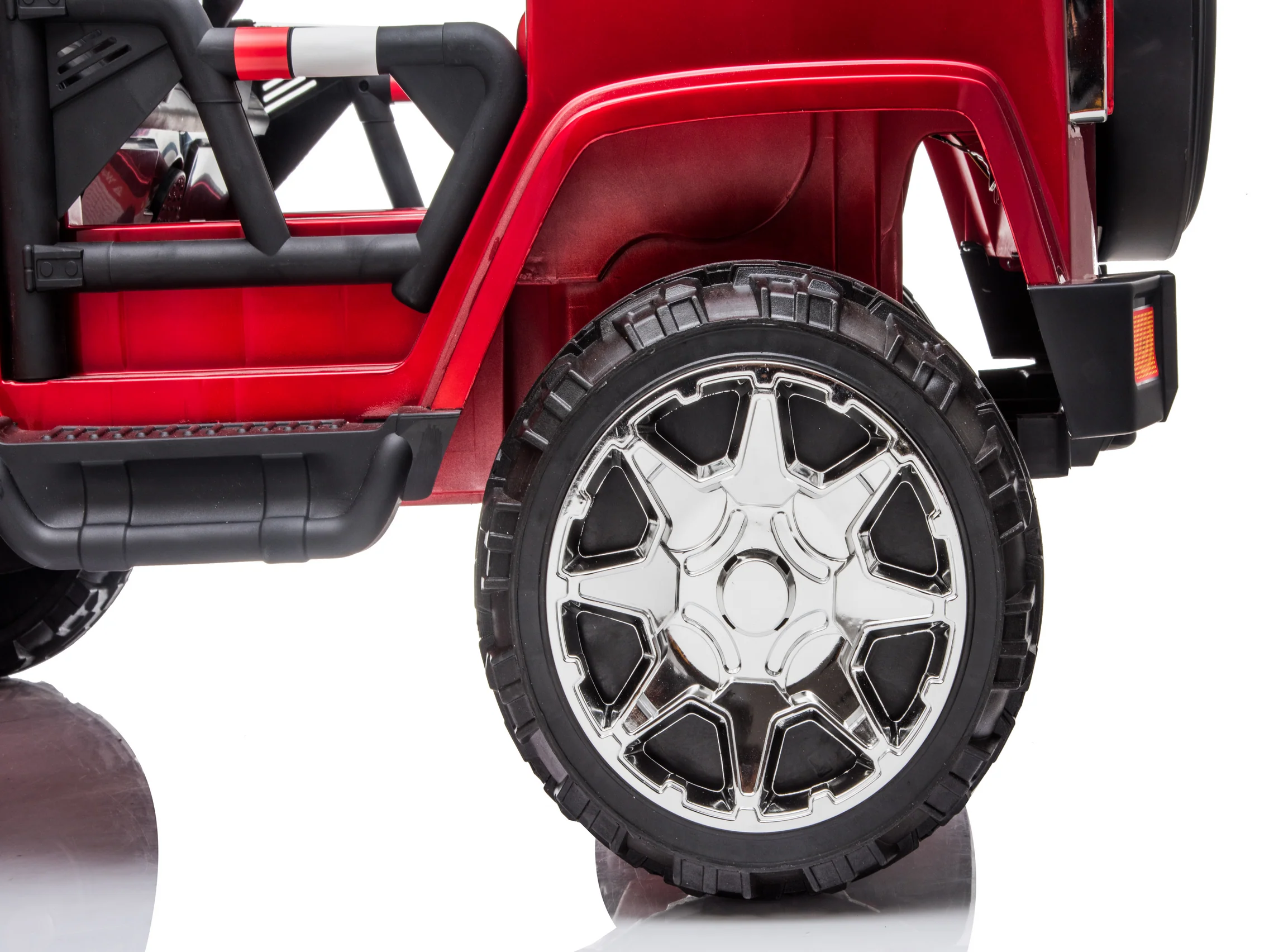 Cars For Kids Jeep Style 4x4 Monster Truck W/Rubber Tires 24 Volt - Image 43