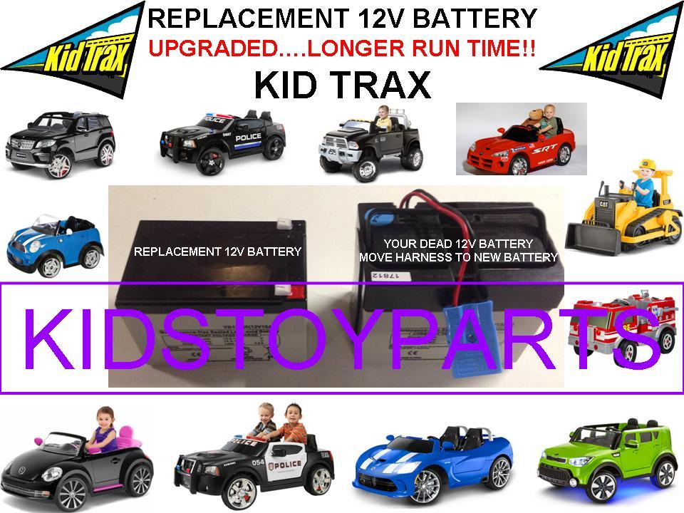 12 Volt Long-Lasting Replacement Rechargeable Battery for Kids' Bulldozer Trax Toy - Image 2