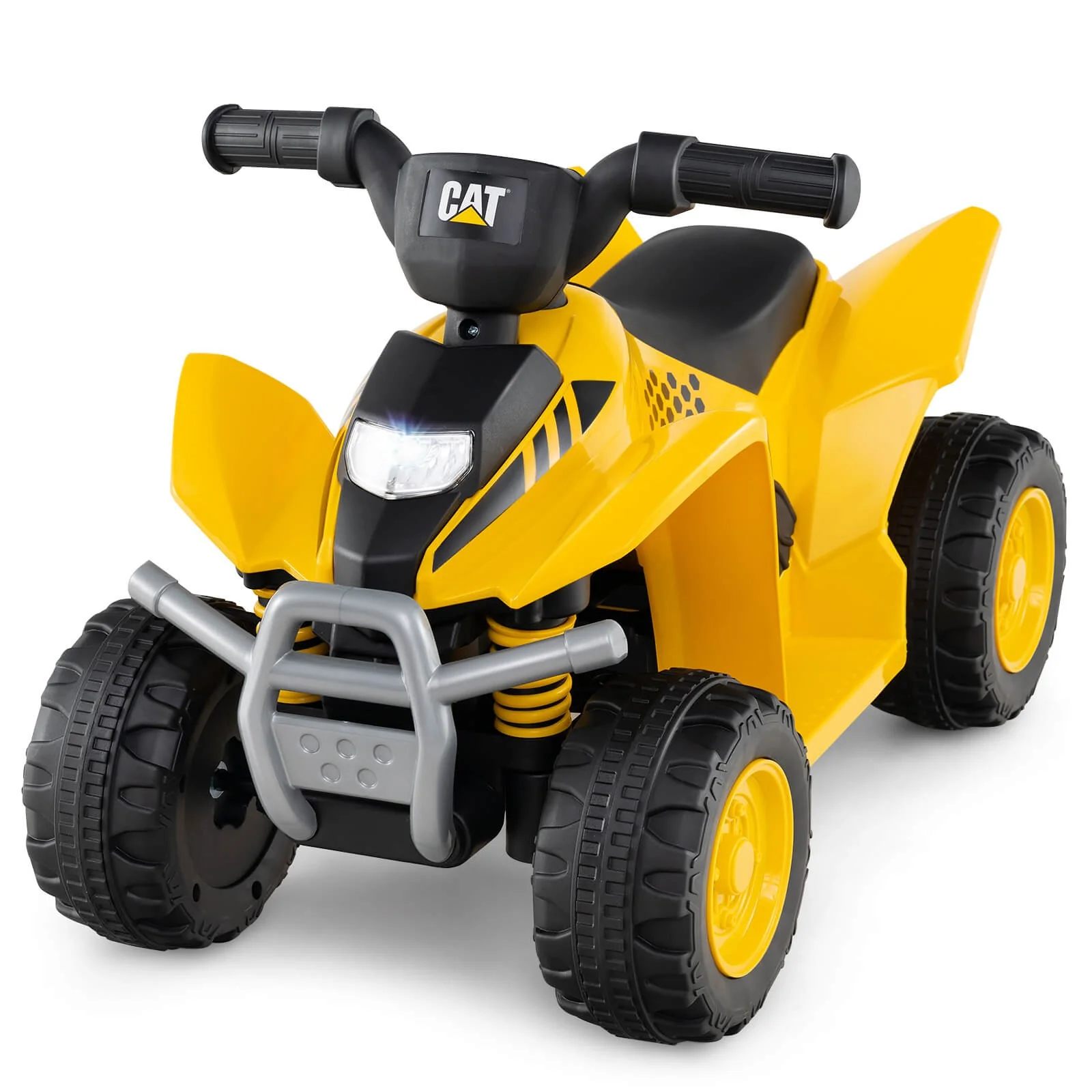 Licensed Kids Ride-On ATV with Horn, Sound, LED Headlight, and Foot Pedal