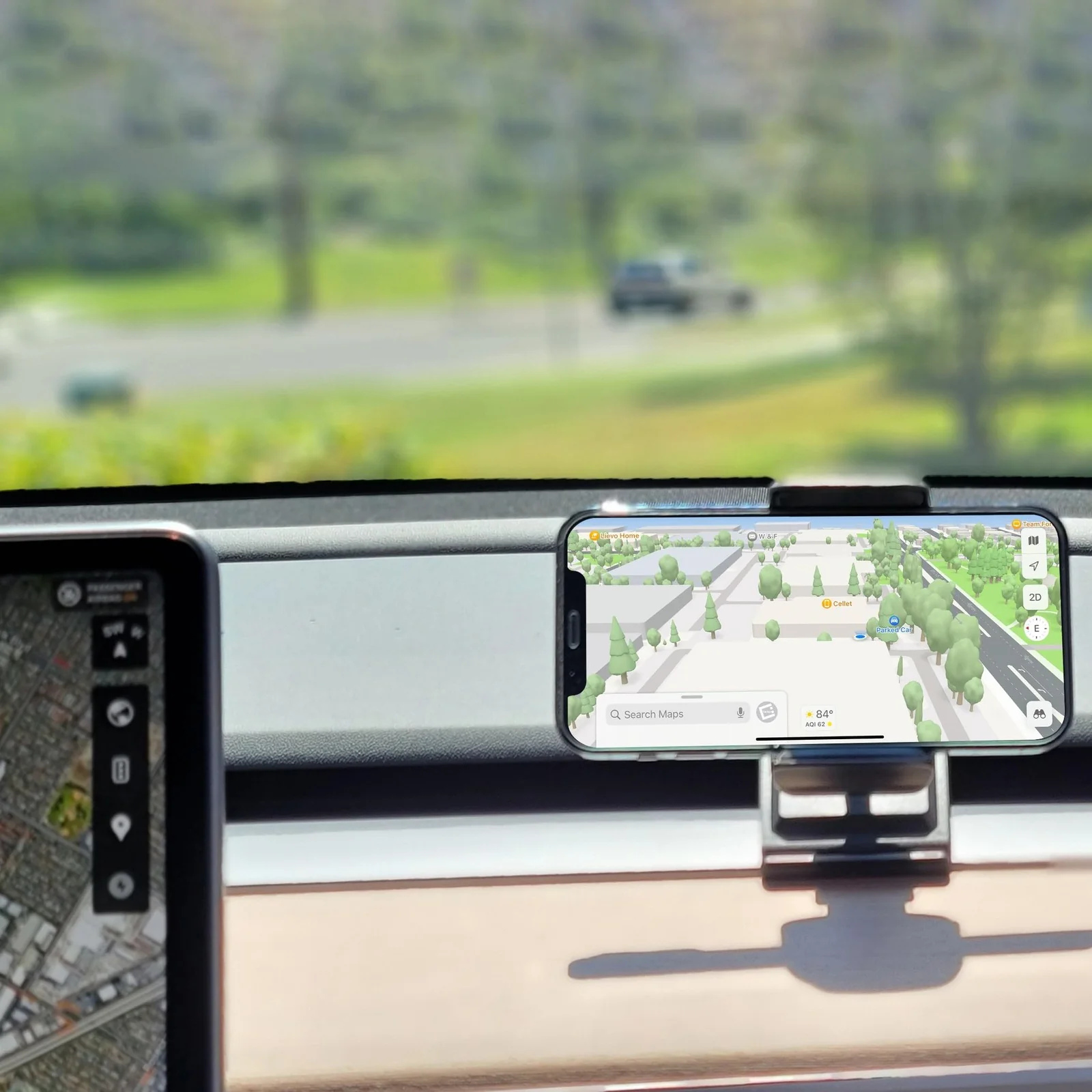 Car Air Vent Phone Mount Compatible with Tesla Model Y and Model 3 - Image 6
