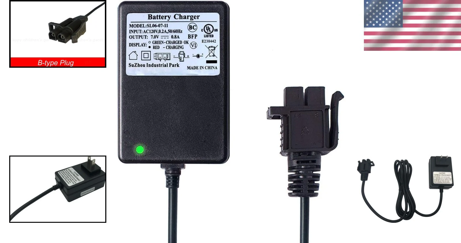 Lightweight 6V Charger for Kids Electric Ride-On Toys - Dependable Performance - Image 2