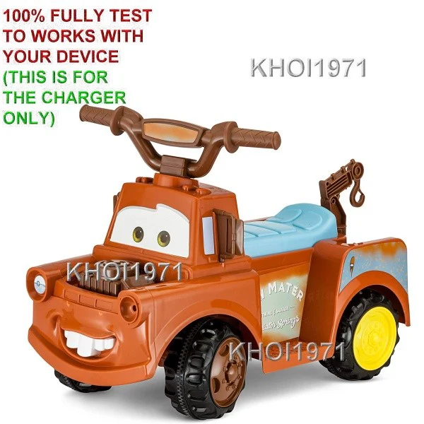 AC Charger Adapter for KidTrax Pacific Cycle Disney Pixar Cars Tow Mater Ride-On Toy - Image 4