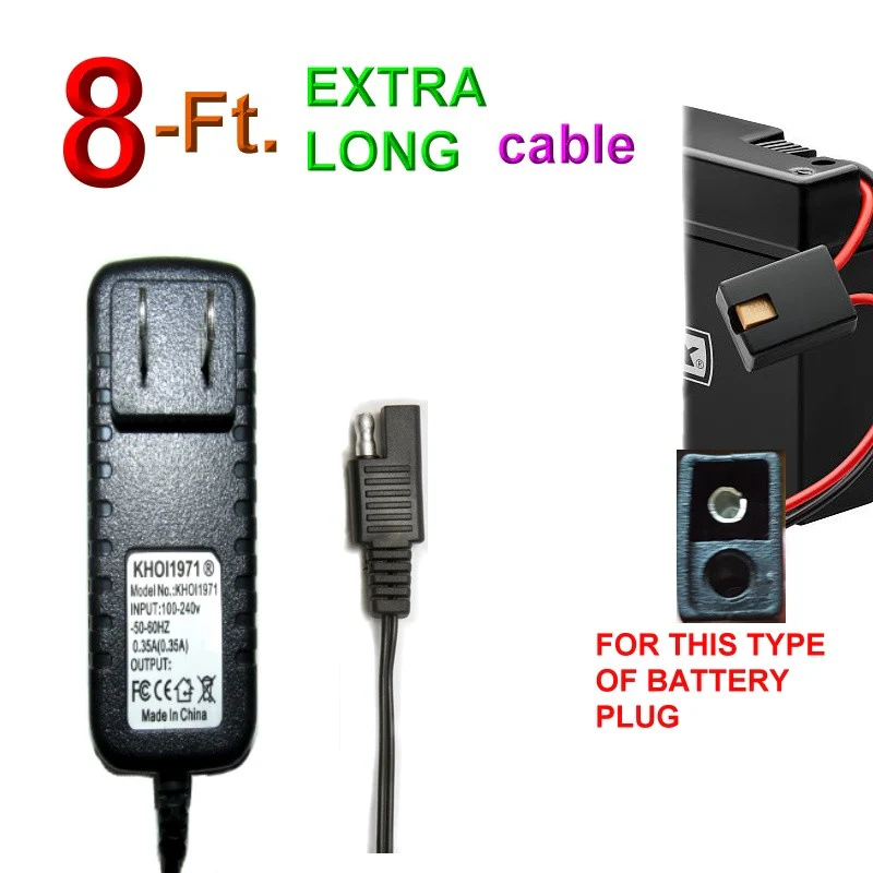 AC Charger Adapter for KidTrax Pacific Cycle Disney Pixar Cars Tow Mater Ride-On Toy - Image 6