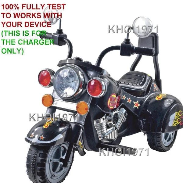 AC Charger Adapter for 80 YJ119B Little Rider Harley-Style Kids Ride-On Bike - Image 2