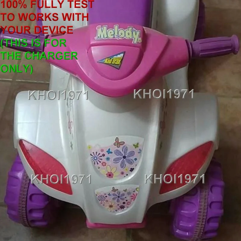 6V AC Charger Adapter for Kidtrax KT1014 Melody Toddler Quad Ride-On Battery - Image 4