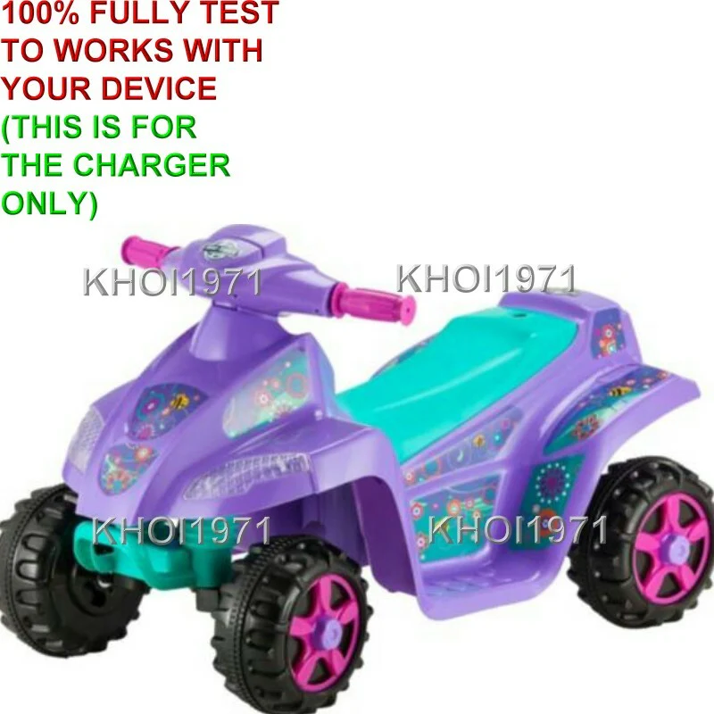 6V AC Charger Adapter for Kidtrax KT1014 Melody Toddler Quad Ride-On Battery - Image 8