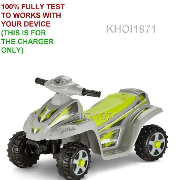AC Adapter Charger for KT1179TR KidTrax Moto Trax Toddler Quad Ride-On Toy - Image 2