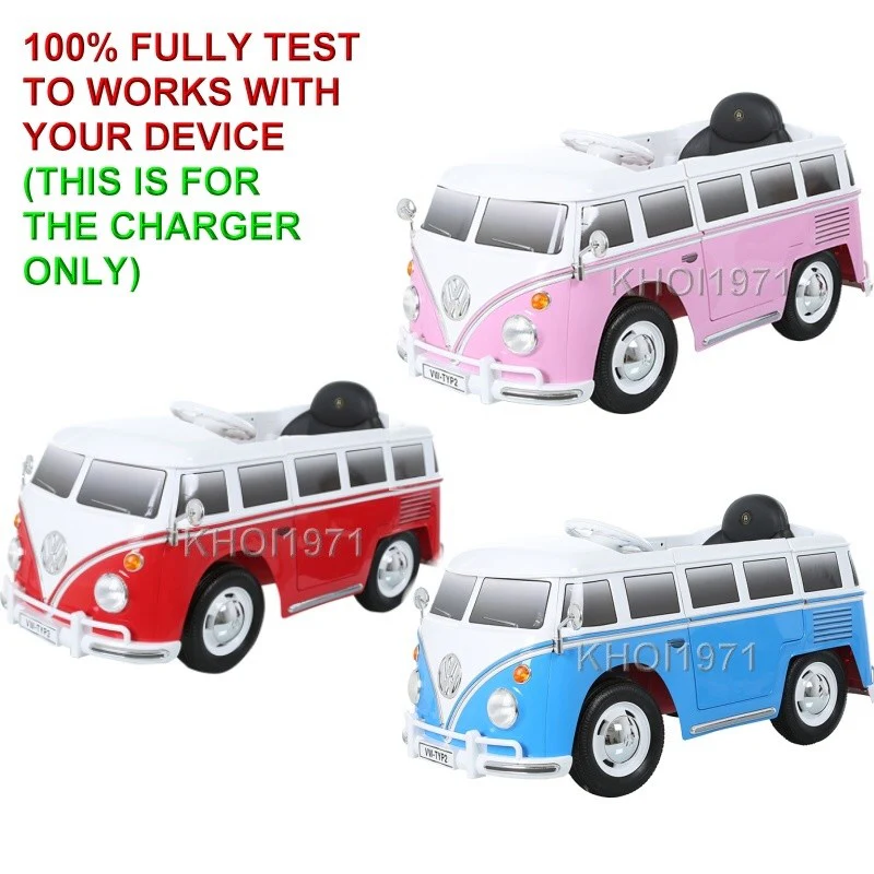 AC Charger Adapter for Volkswagen T1 VW Type 2 Bus Ride-On by Rollplay W487AC ROB - Image 2