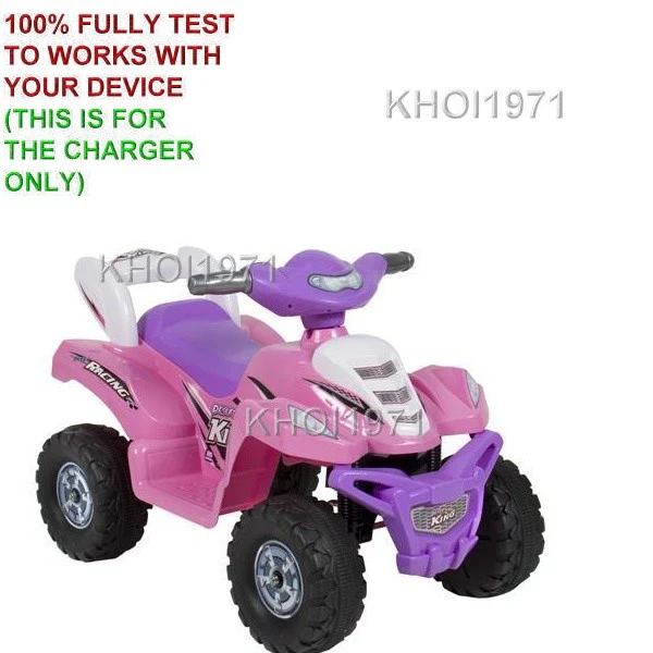 AC Adapter Charger for SKY1789 Pink ATV Quad 4-Wheel Ride-On Toy - Image 2