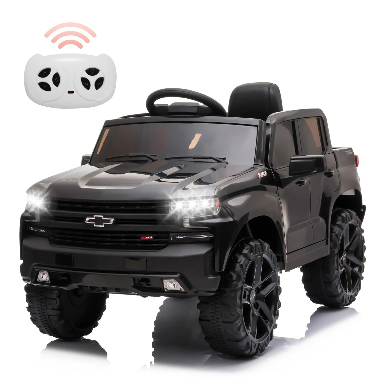 Chevrolet Silverado 12V Electric Ride-On Truck for Kids - Image 2