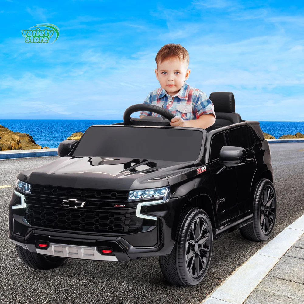 Chevrolet Tahoe 12V Ride on Car for Kids with Remote Control - 4-in-1 Versatile Toy - Image 3