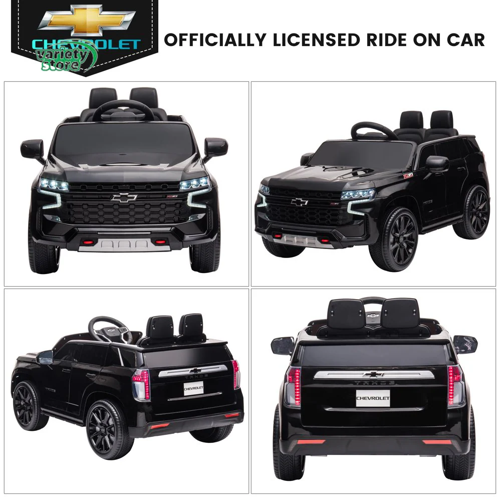 Chevrolet Tahoe 12V Ride on Car for Kids with Remote Control - 4-in-1 Versatile Toy - Image 4