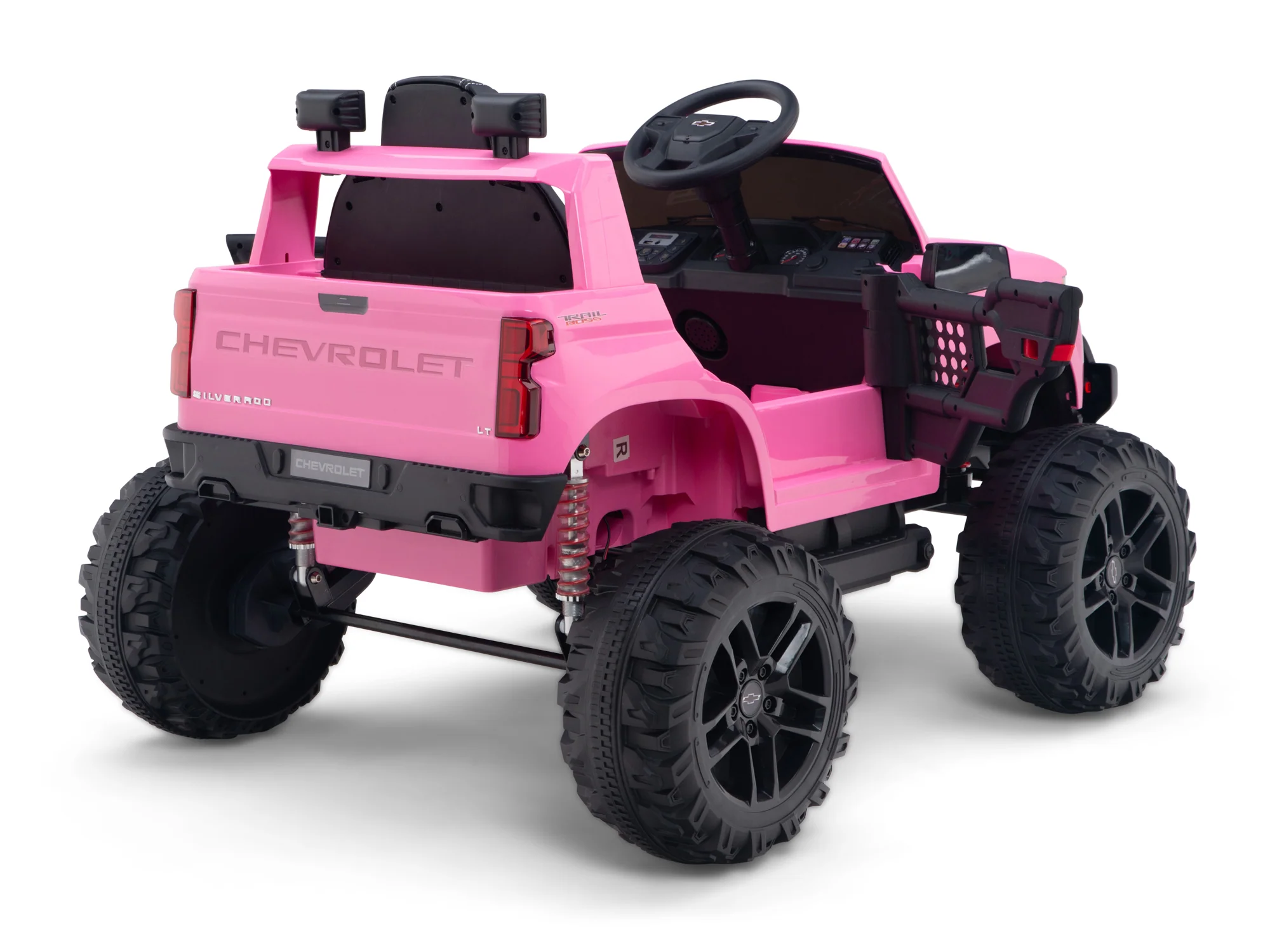 Chevy Silverado Monster Pickup Truck Ride On Toy Truck For Children W/Magic Cars® Wireless Parental Control - Image 108