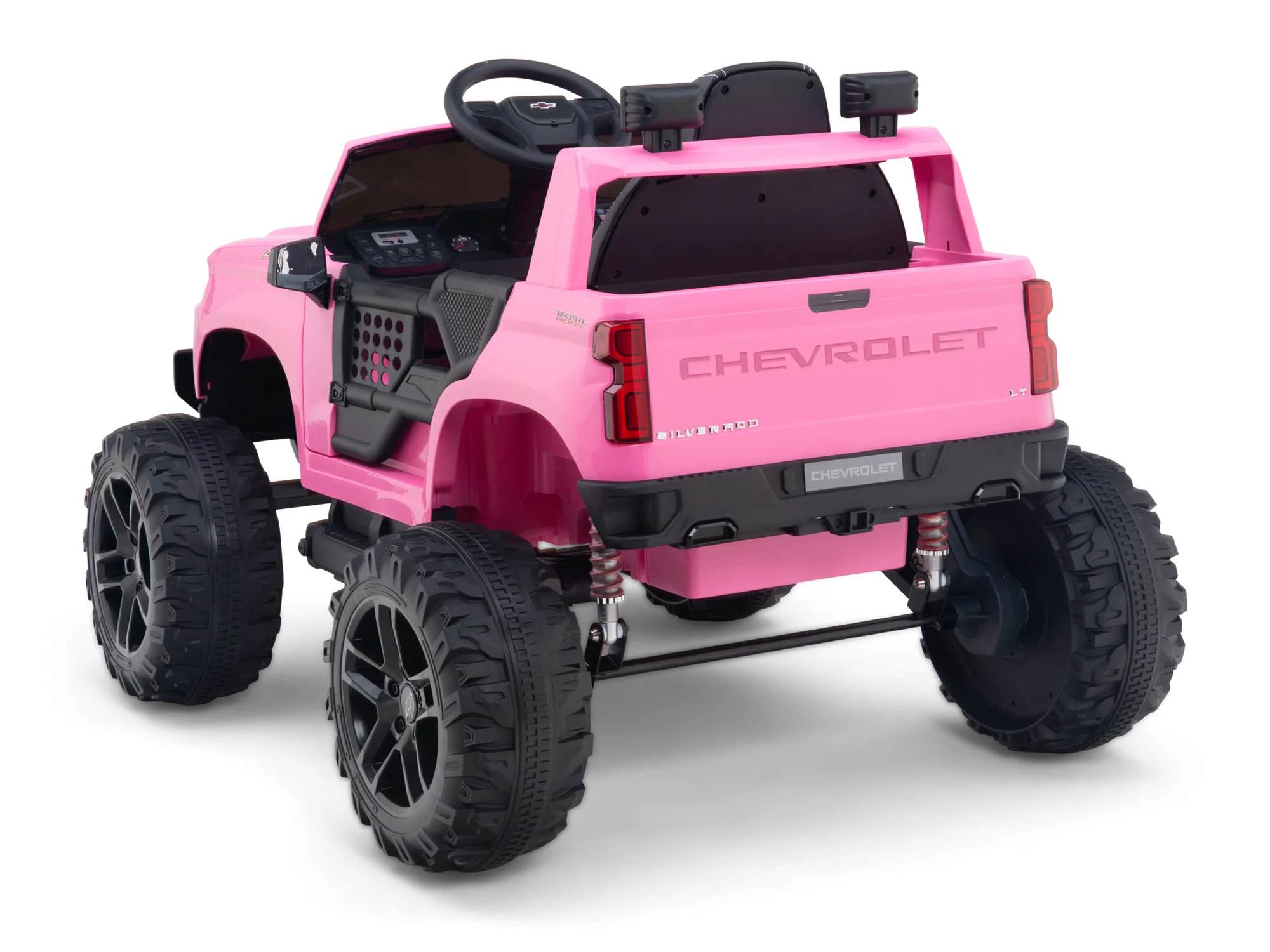 Chevy Silverado Monster Pickup Truck Ride On Toy Truck For Children W/Magic Cars® Wireless Parental Control - Image 117
