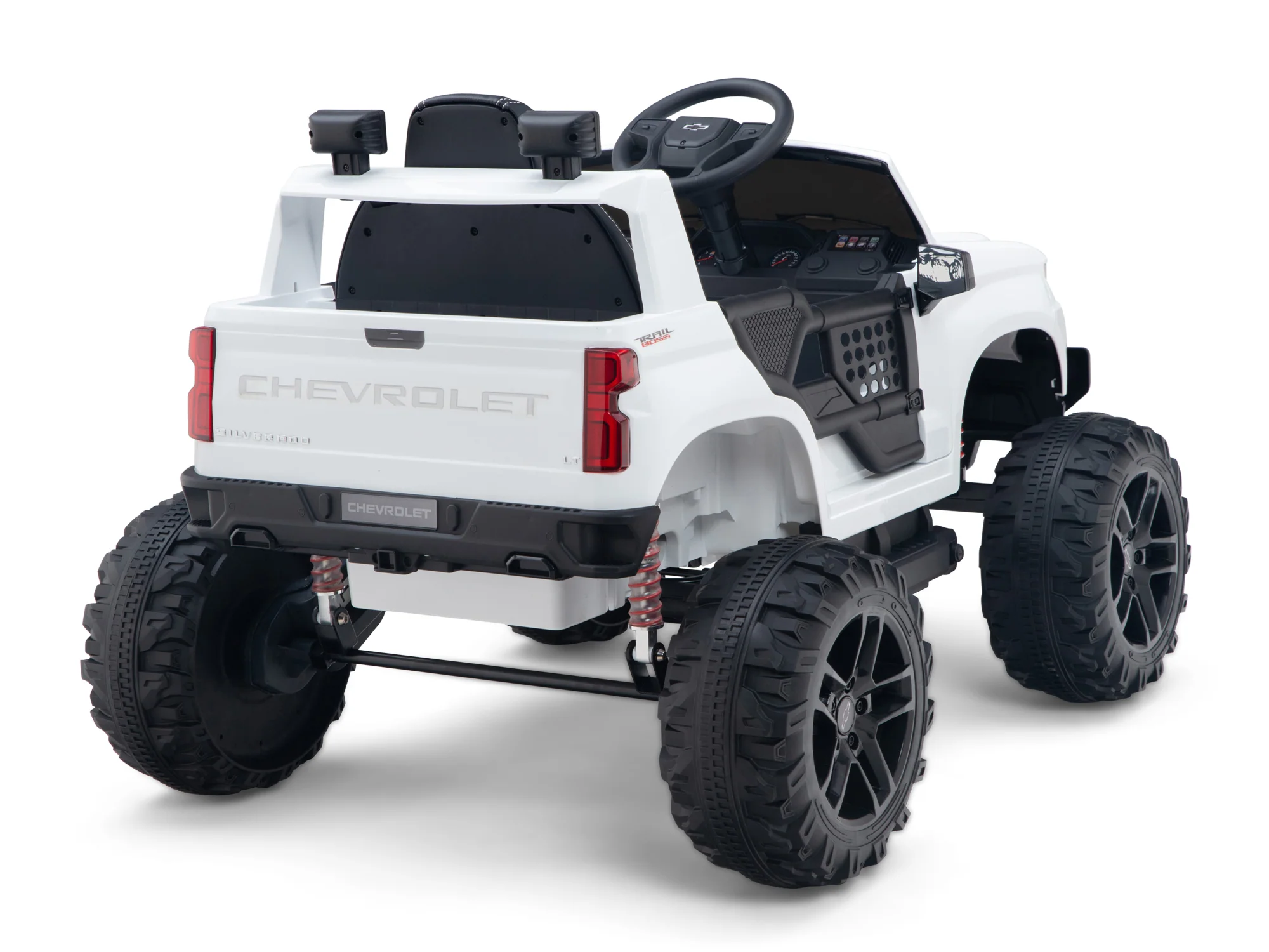 Chevy Silverado Monster Pickup Truck Ride On Toy Truck For Children W/Magic Cars® Wireless Parental Control - Image 134