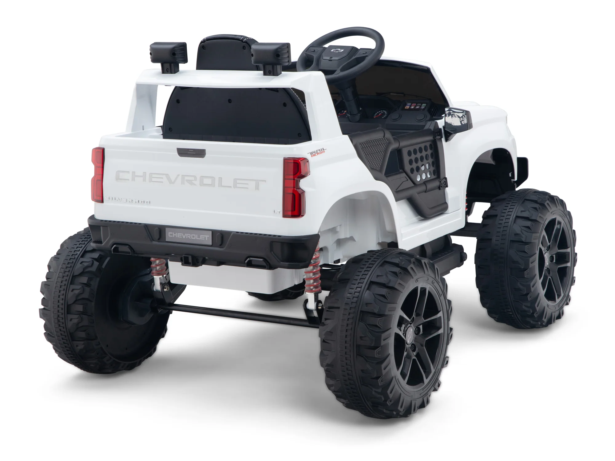 Chevy Silverado Monster Pickup Truck Ride On Toy Truck For Children W/Magic Cars® Wireless Parental Control - Image 156