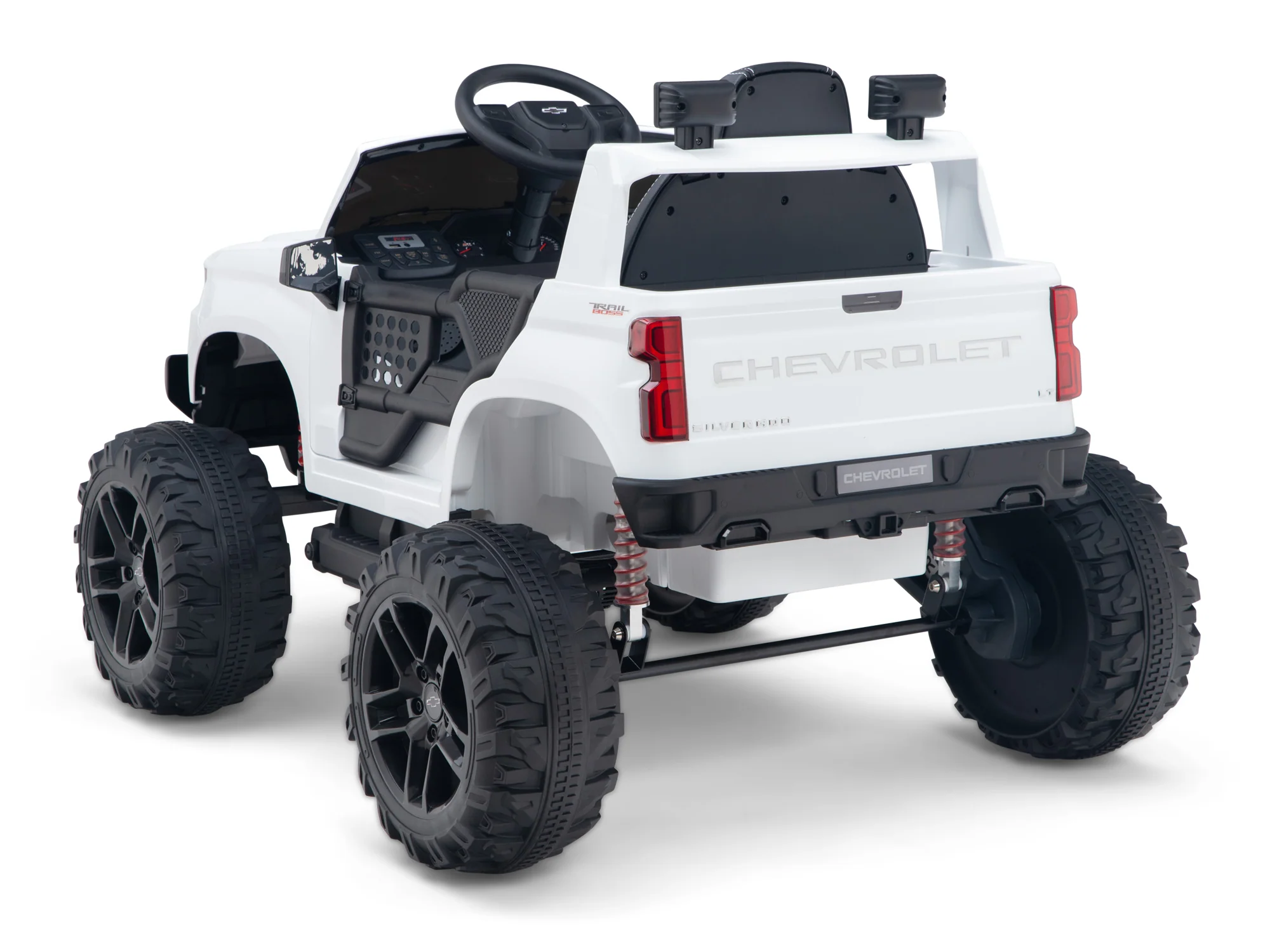 Chevy Silverado Monster Pickup Truck Ride On Toy Truck For Children W/Magic Cars® Wireless Parental Control - Image 162