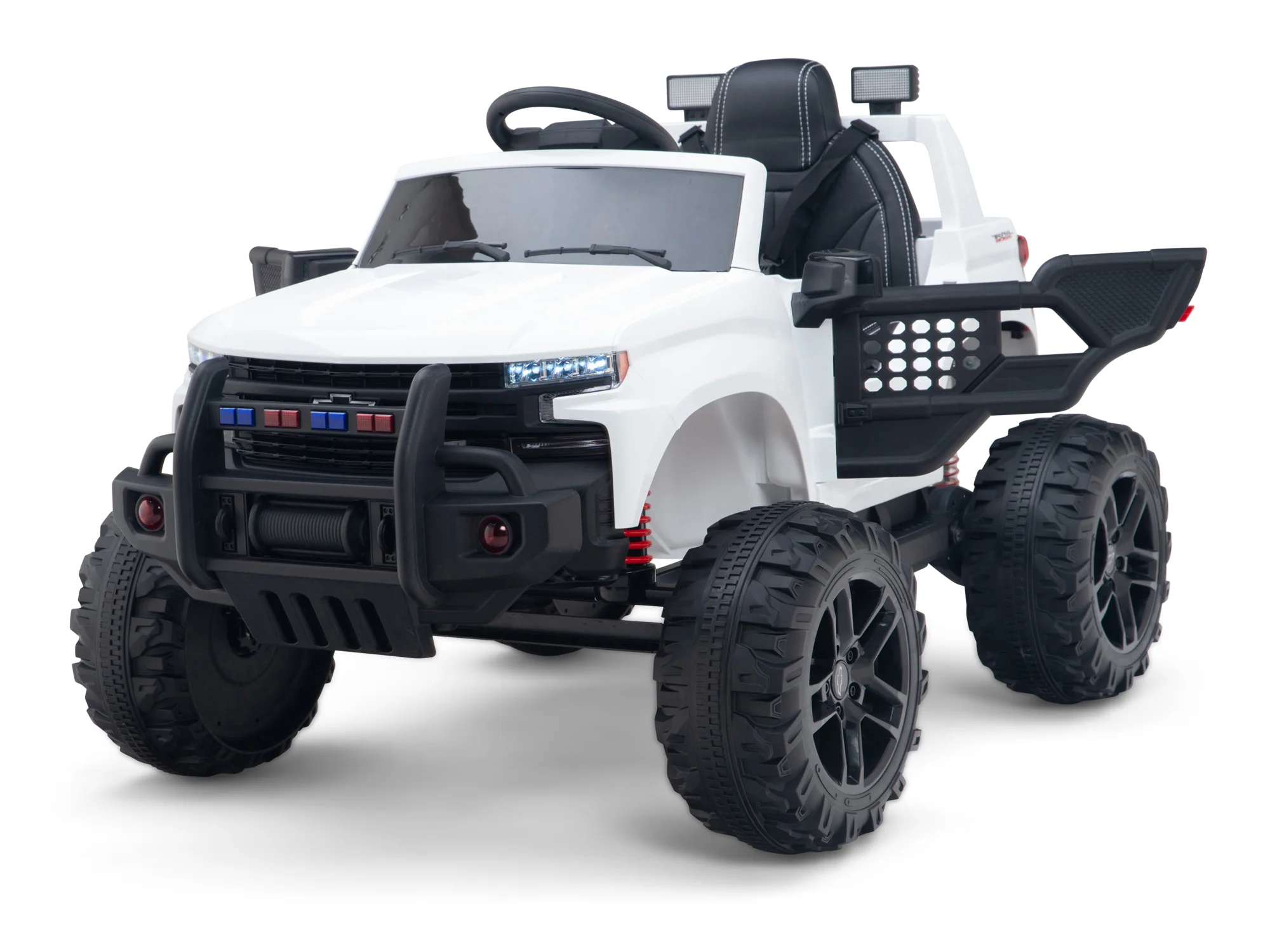 Chevy Silverado Monster Pickup Truck Ride On Toy Truck For Children W/Magic Cars® Wireless Parental Control - Image 166
