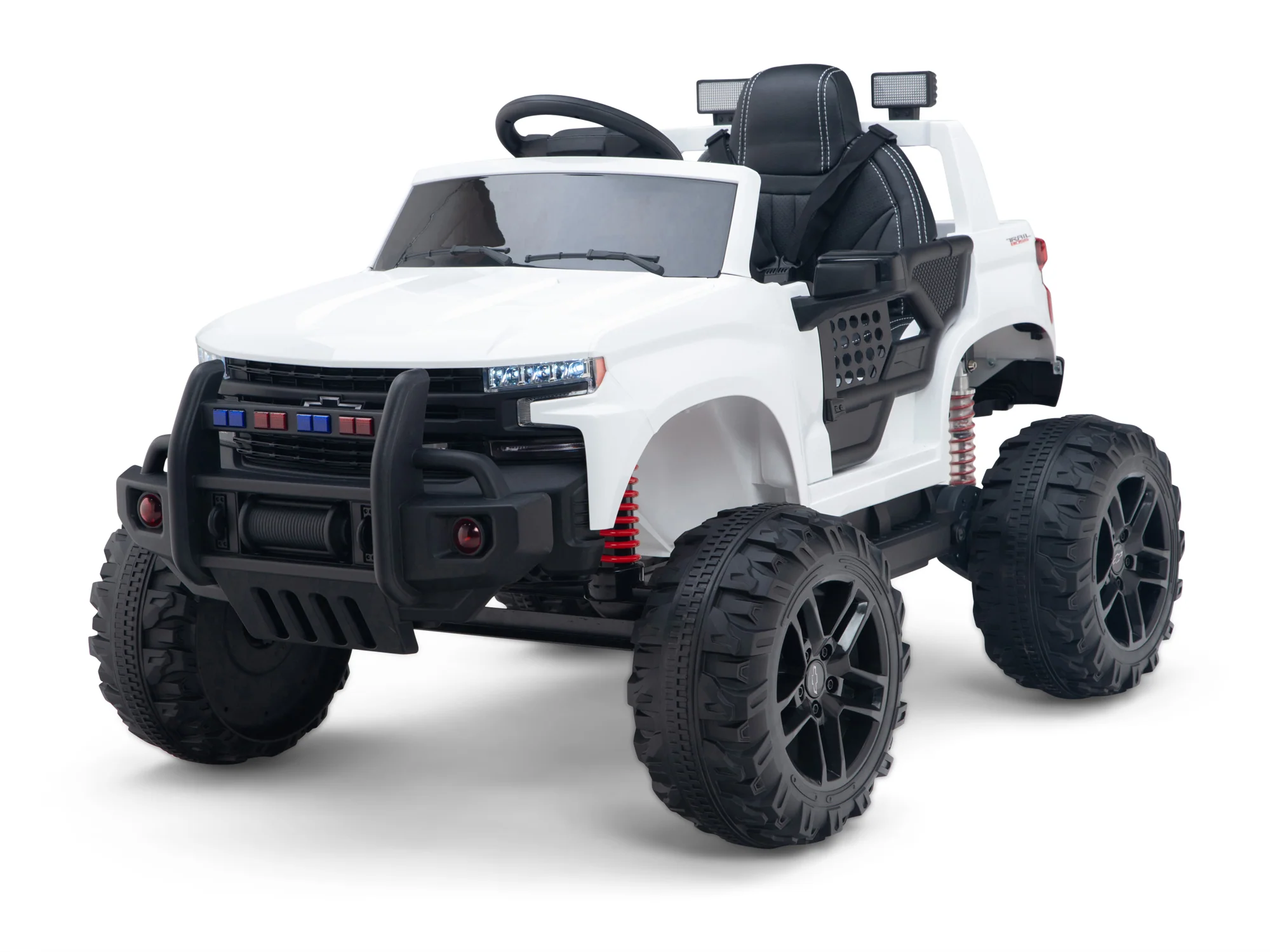 Chevy Silverado Monster Pickup Truck Ride On Toy Truck For Children W/Magic Cars® Wireless Parental Control - Image 168