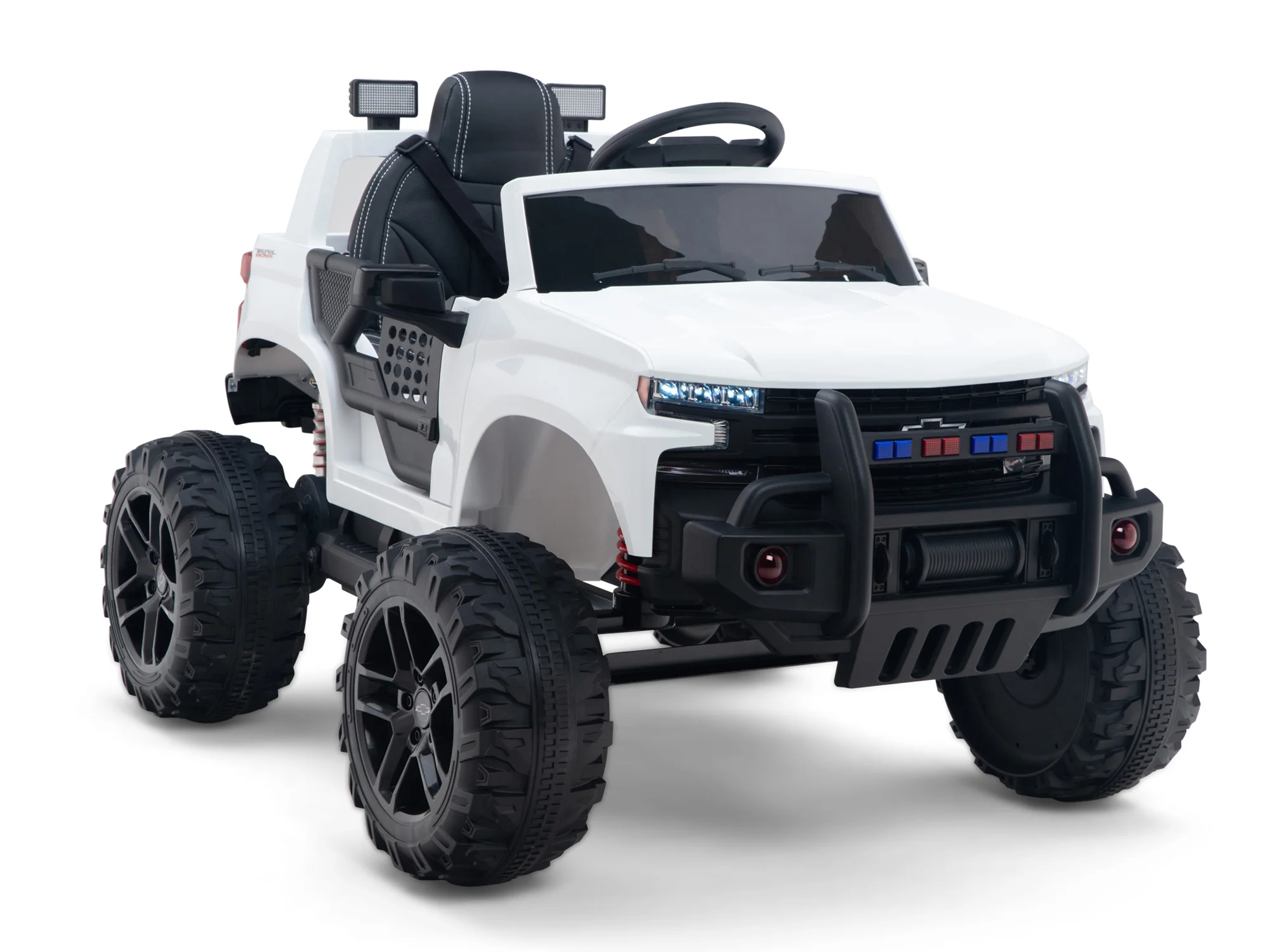 Chevy Silverado Monster Pickup Truck Ride On Toy Truck For Children W/Magic Cars® Wireless Parental Control - Image 170