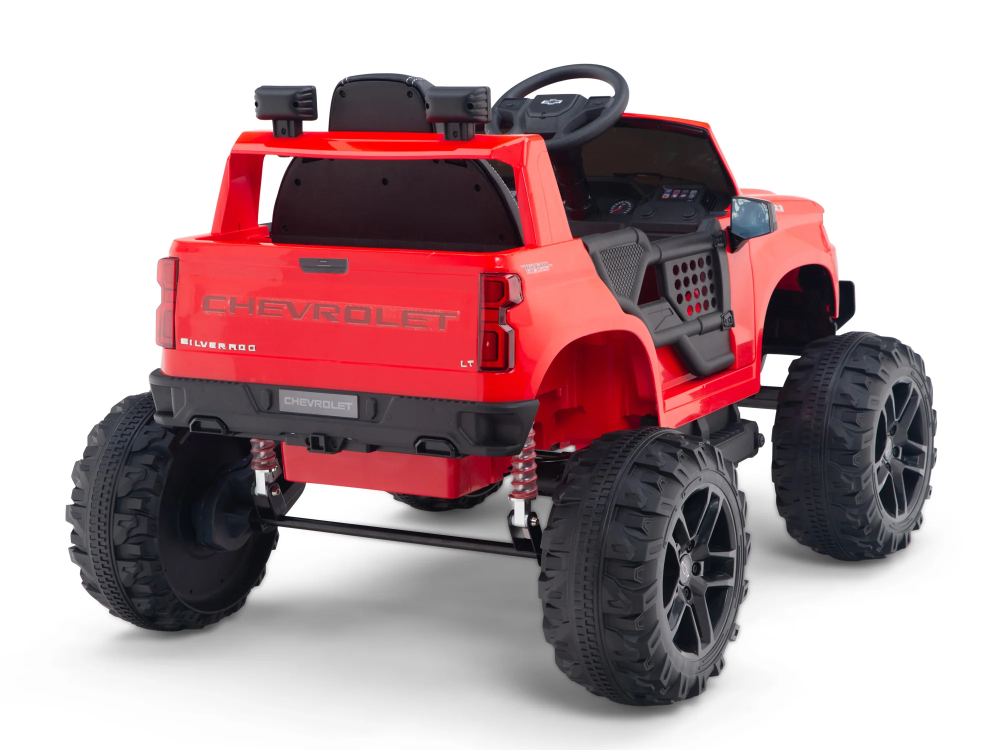 Chevy Silverado Monster Pickup Truck Ride On Toy Truck For Children W/Magic Cars® Wireless Parental Control - Image 22