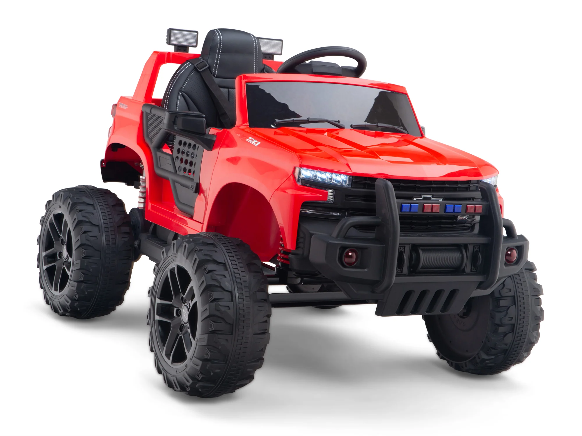 Chevy Silverado Monster Pickup Truck Ride On Toy Truck For Children W/Magic Cars® Wireless Parental Control - Image 38