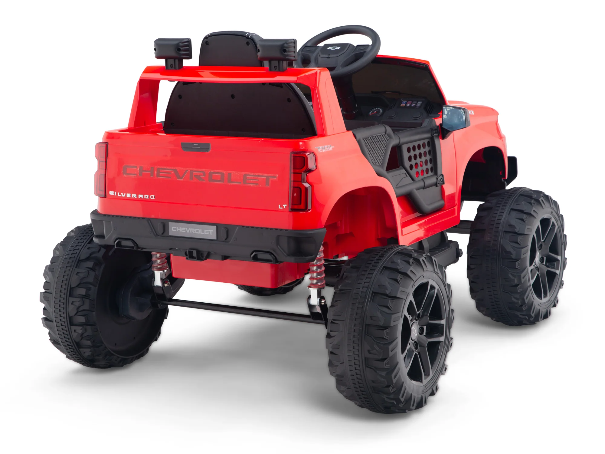 Chevy Silverado Monster Pickup Truck Ride On Toy Truck For Children W/Magic Cars® Wireless Parental Control - Image 44