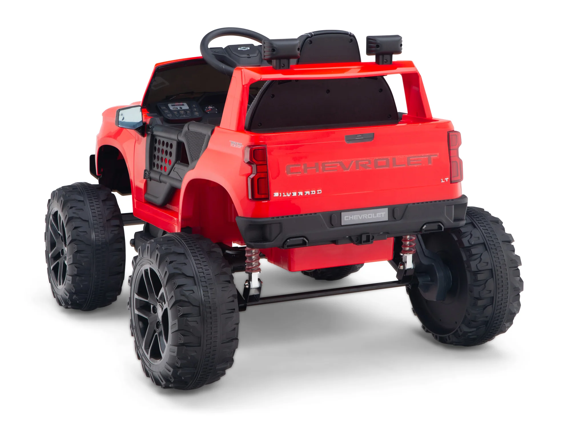 Chevy Silverado Monster Pickup Truck Ride On Toy Truck For Children W/Magic Cars® Wireless Parental Control - Image 48