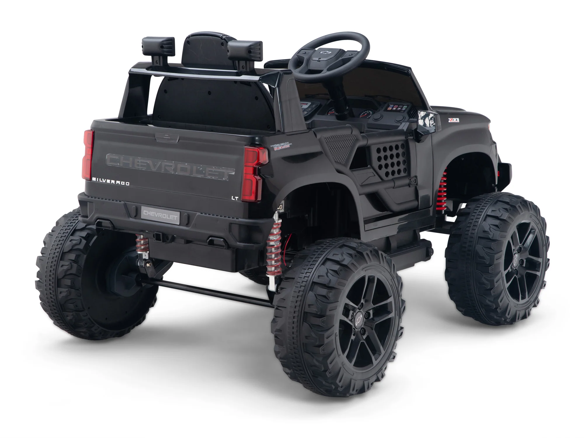 Chevy Silverado Monster Pickup Truck Ride On Toy Truck For Children W/Magic Cars® Wireless Parental Control - Image 50