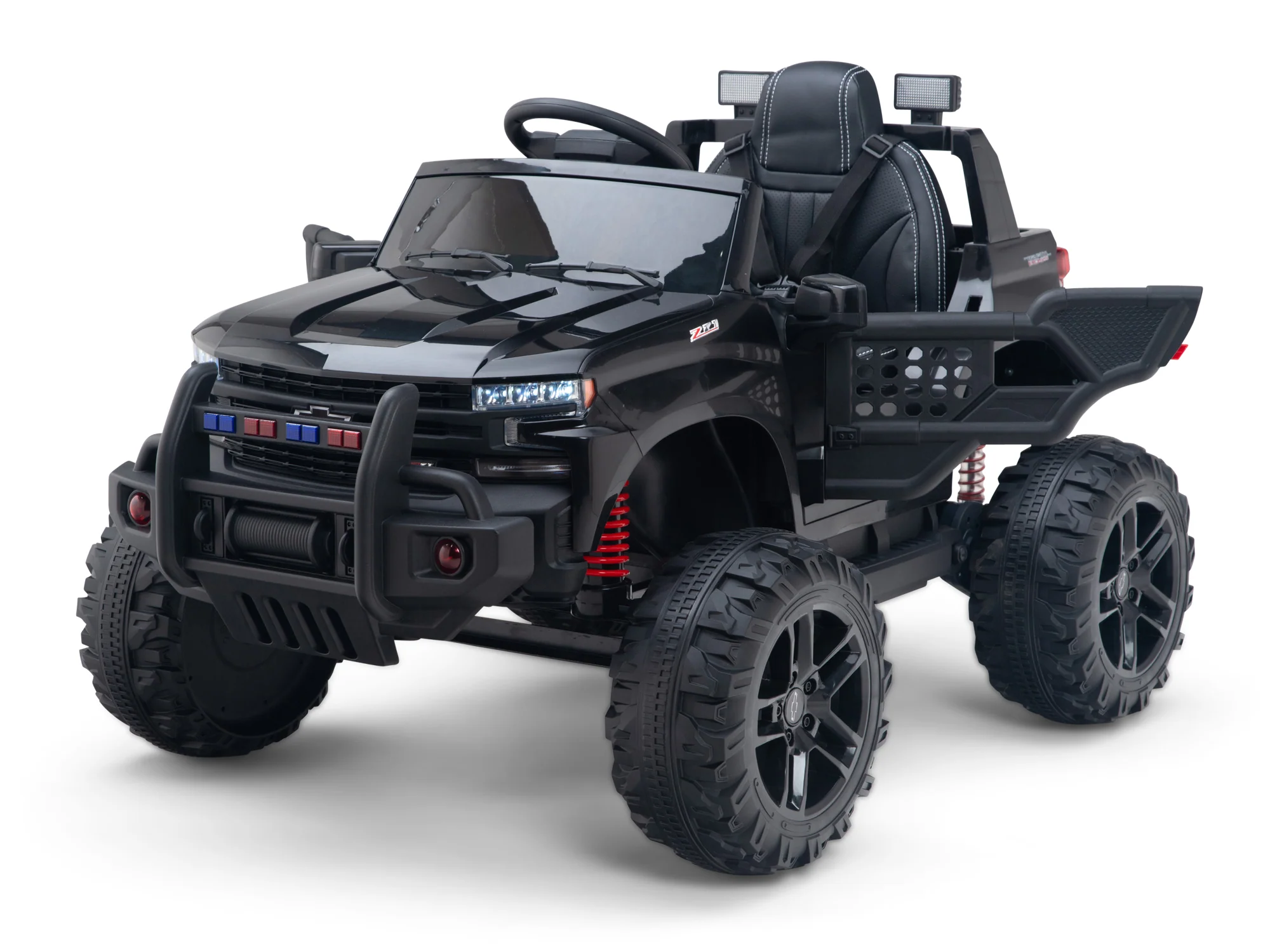 Chevy Silverado Monster Pickup Truck Ride On Toy Truck For Children W/Magic Cars® Wireless Parental Control - Image 59