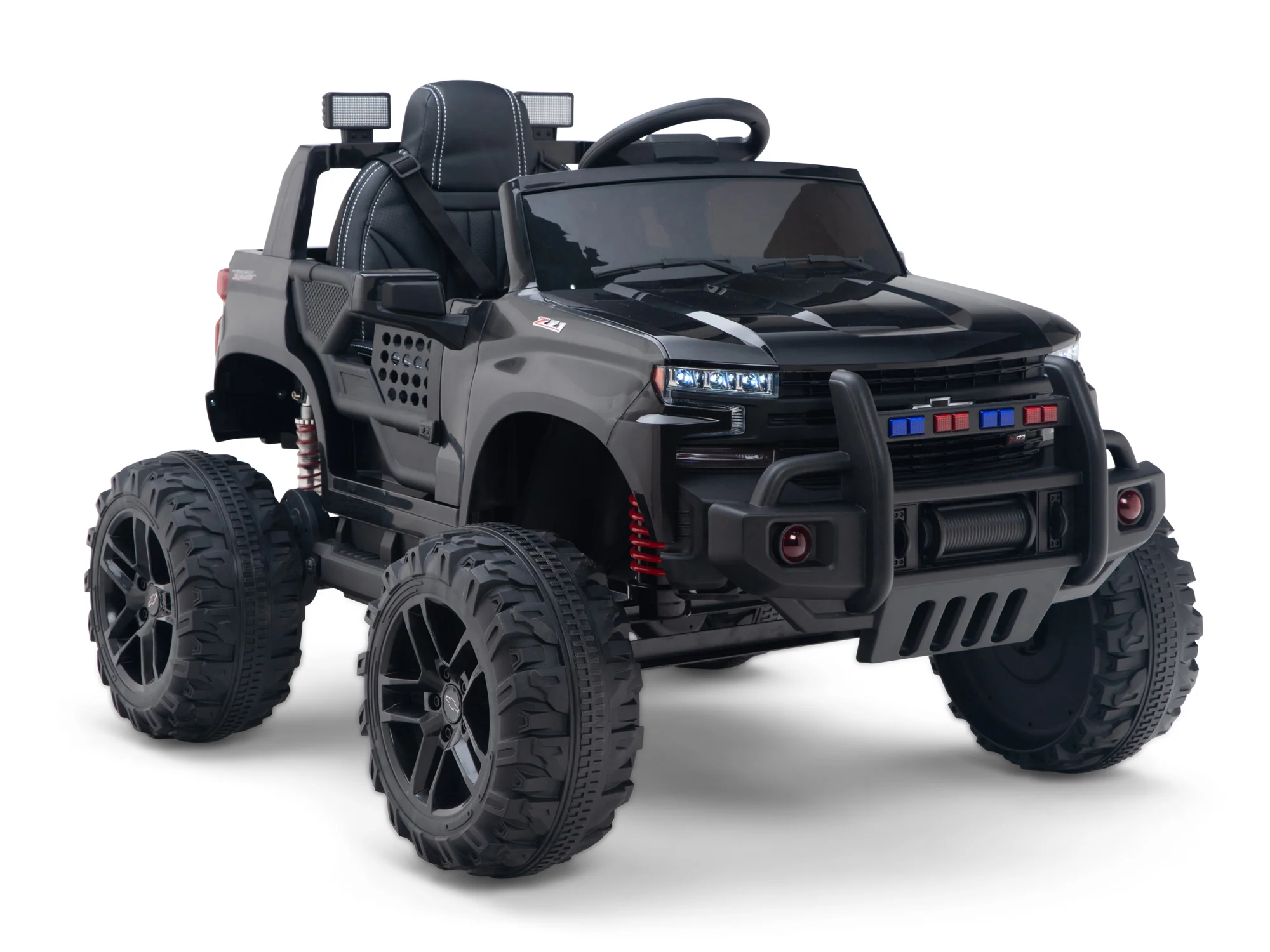 Chevy Silverado Monster Pickup Truck Ride On Toy Truck For Children W/Magic Cars® Wireless Parental Control - Image 61