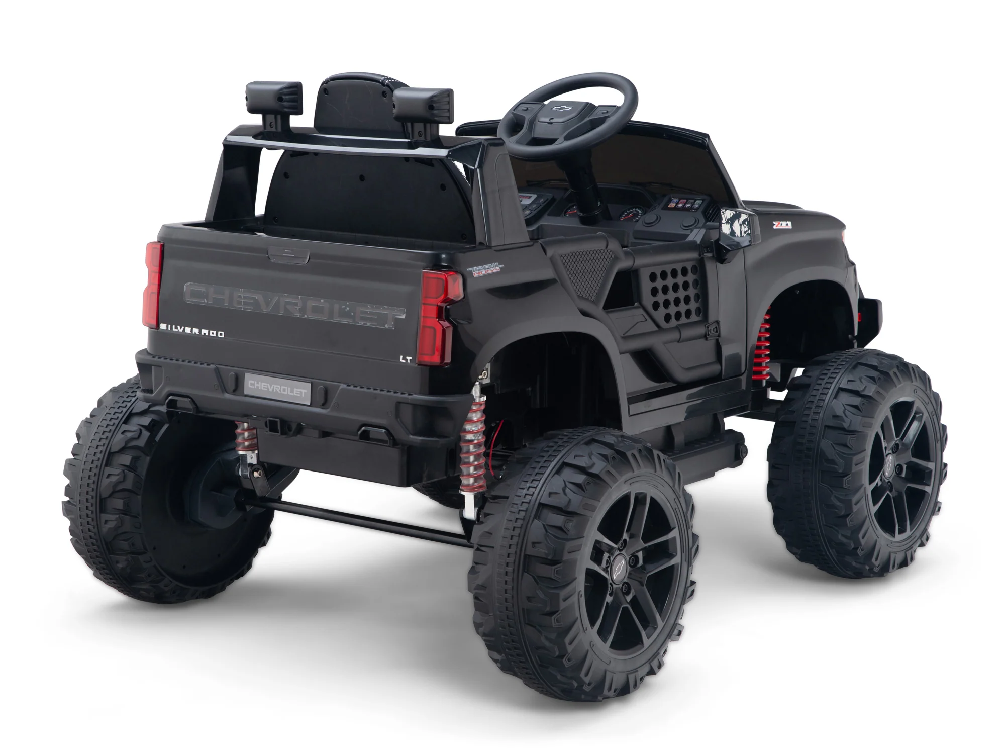Chevy Silverado Monster Pickup Truck Ride On Toy Truck For Children W/Magic Cars® Wireless Parental Control - Image 67