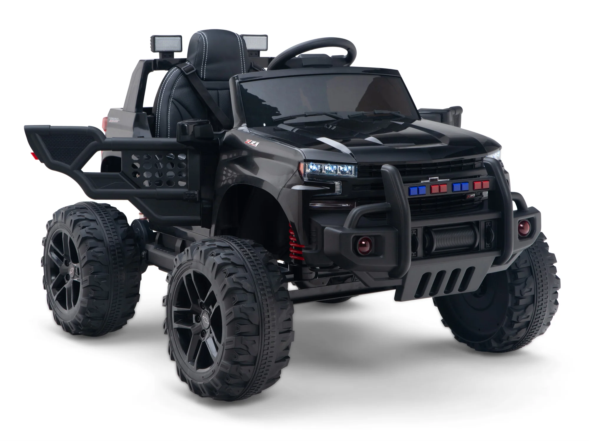 Chevy Silverado Monster Pickup Truck Ride On Toy Truck For Children W/Magic Cars® Wireless Parental Control - Image 78