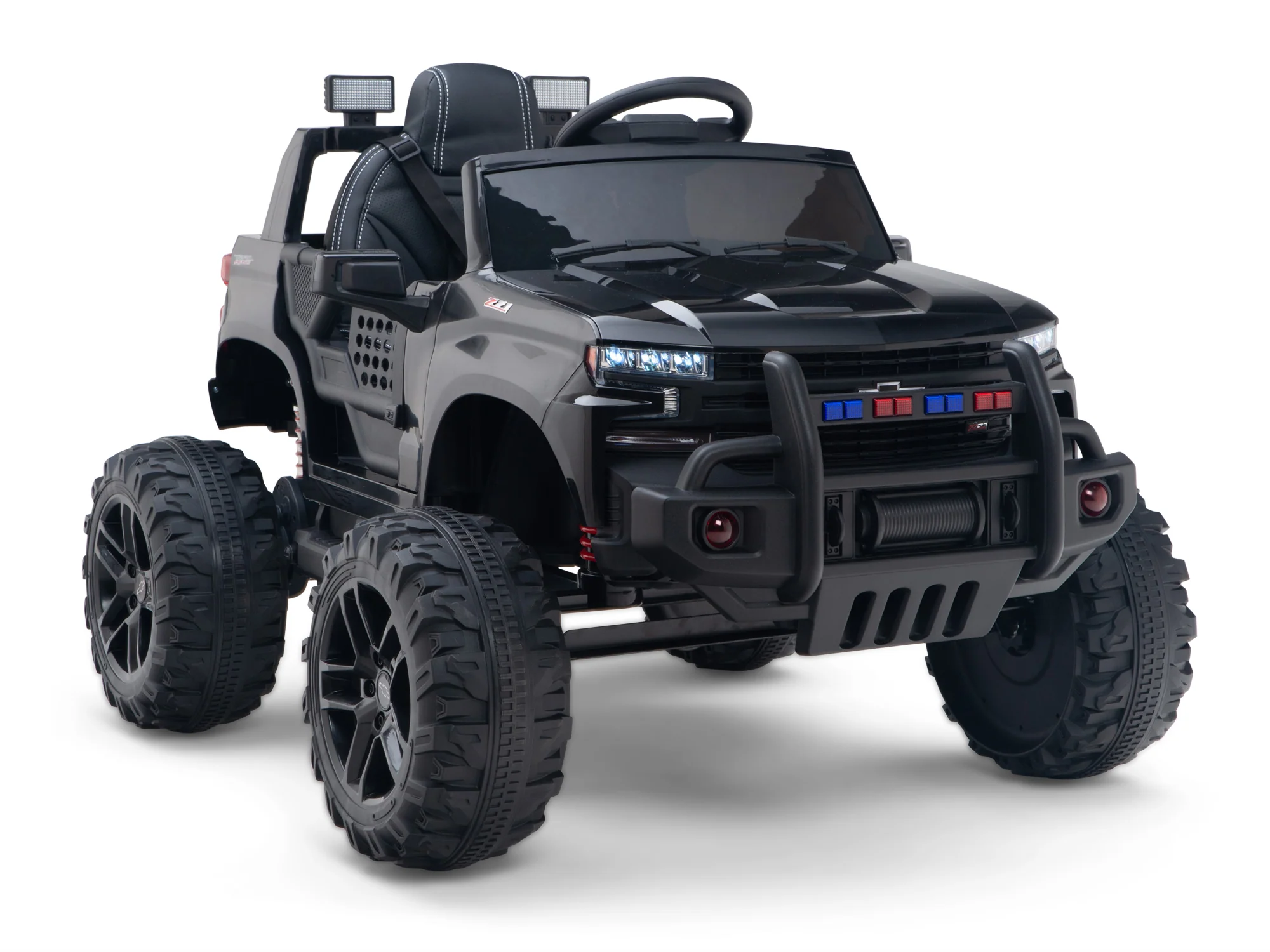 Chevy Silverado Monster Pickup Truck Ride On Toy Truck For Children W/Magic Cars® Wireless Parental Control - Image 79