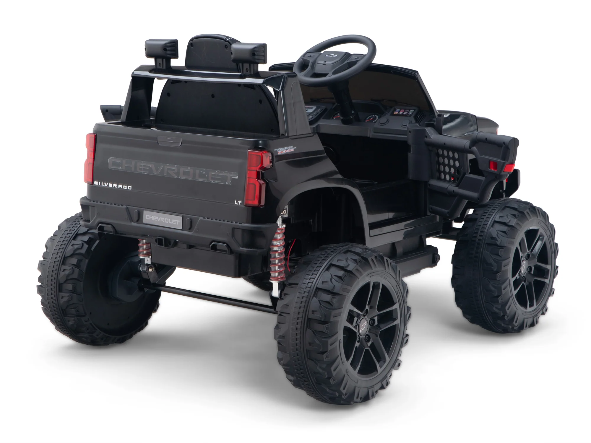 Chevy Silverado Monster Pickup Truck Ride On Toy Truck For Children W/Magic Cars® Wireless Parental Control - Image 85