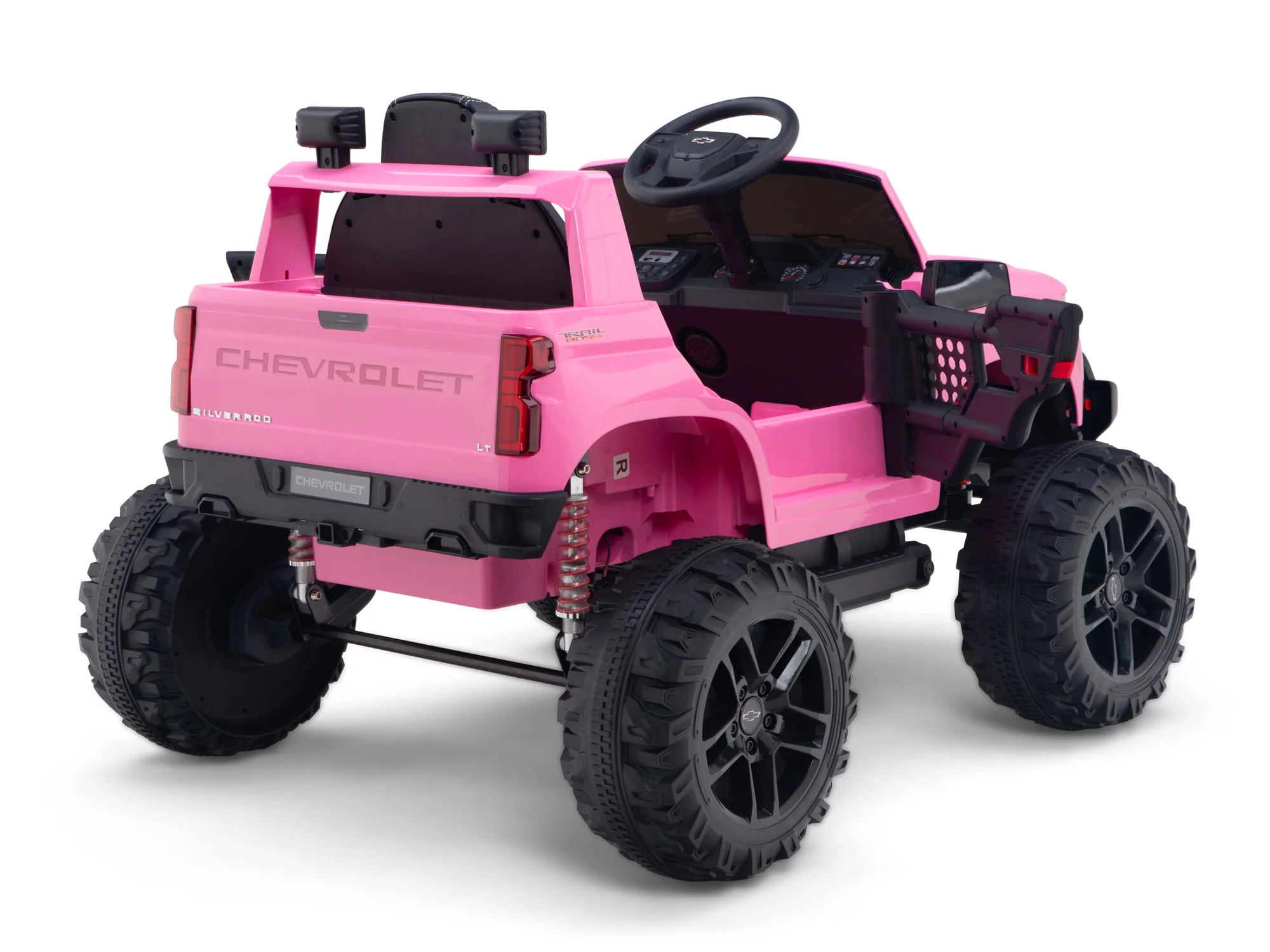 Chevy Silverado Monster Pickup Truck Ride On Toy Truck For Children W/Magic Cars® Wireless Parental Control - Image 87