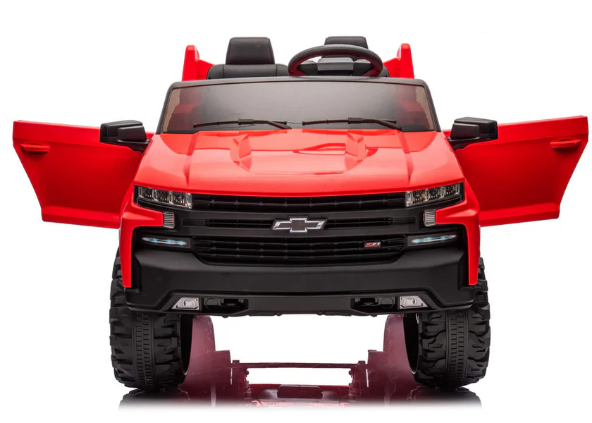 Kids Chevy Silverado 4x4 2 Seater Monster Truck Ride-On Toy with Big Wheels - Image 11