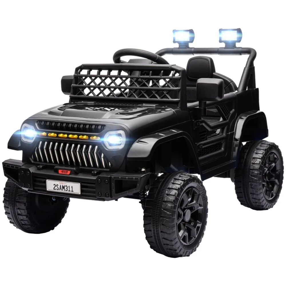 Black Children's Ride-On Car Toy - Image 8
