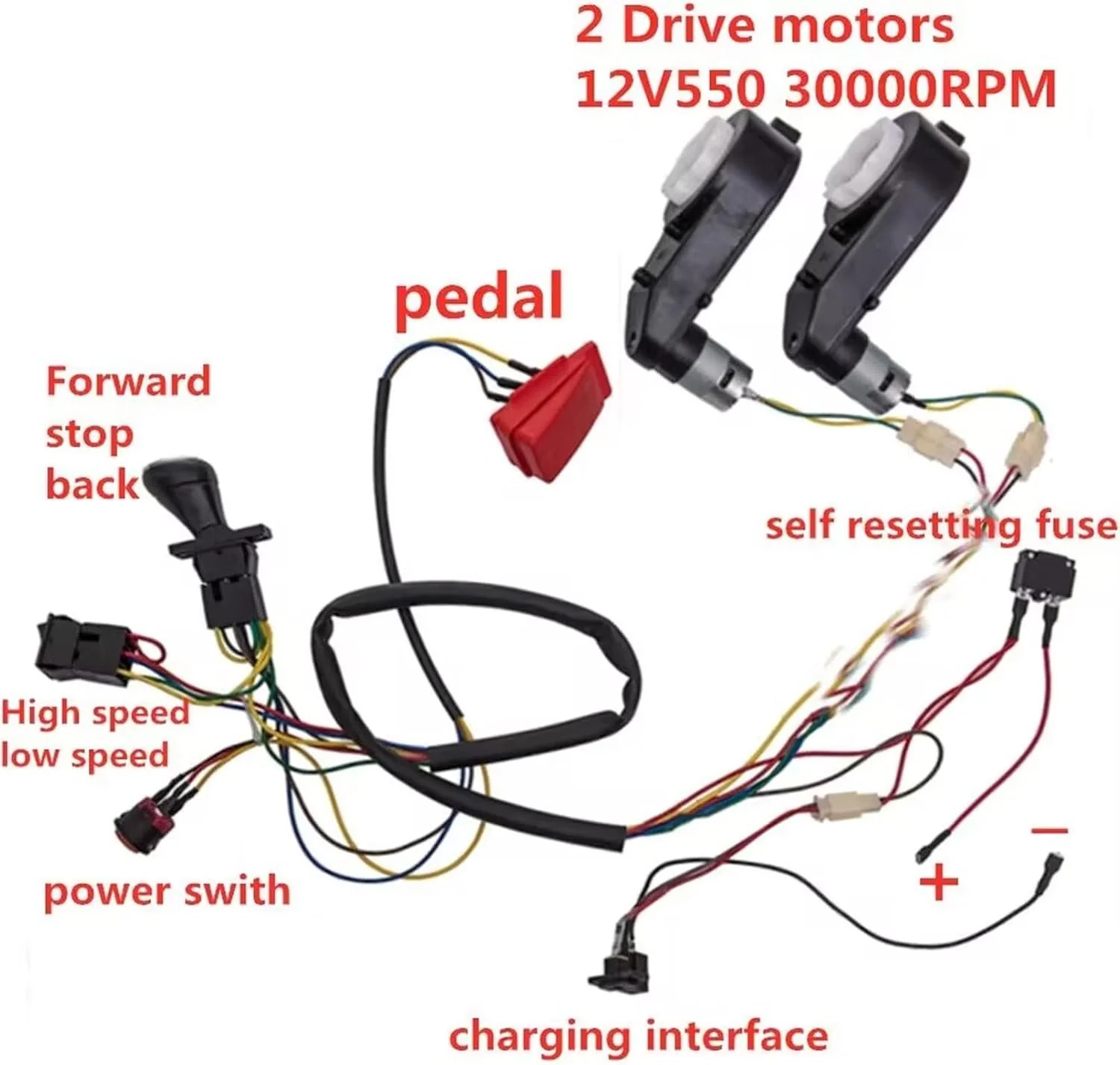 Kids' Electric Car Gearbox and Components - Image 4