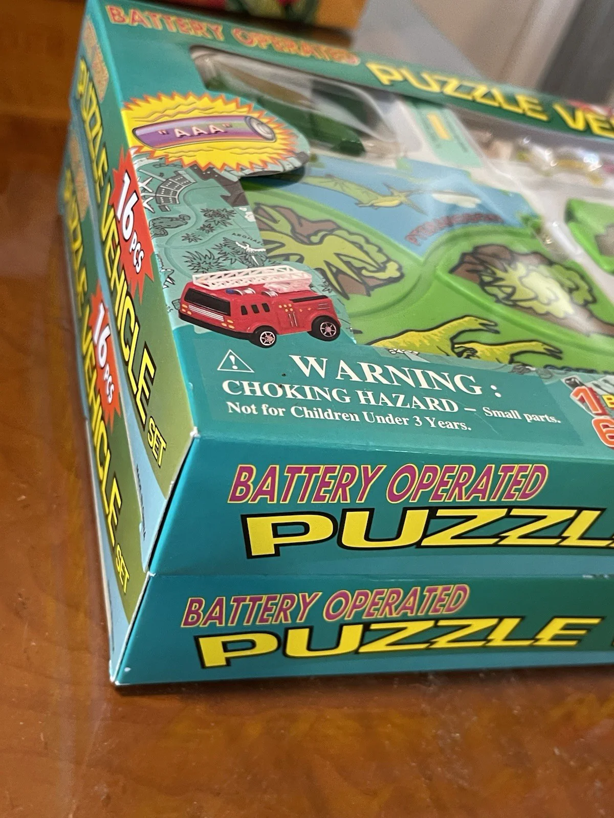 Dinosaur Land and Ladybug Puzzle Vehicles Set, 16 Pieces - Image 14