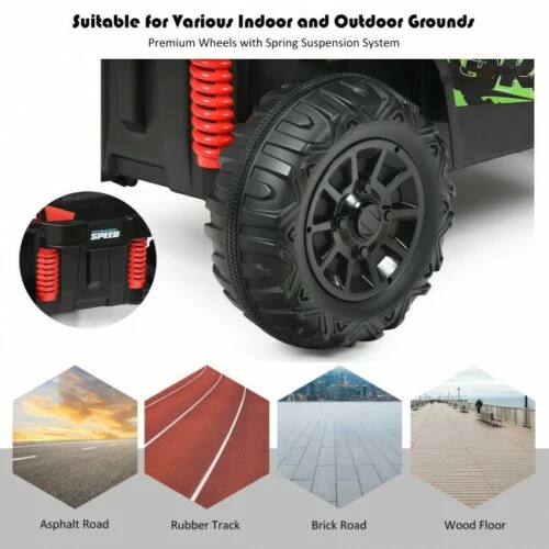 Children's Electric Off-Road UTV Truck with MP3 Player, Lights, and Remote Control - Image 7