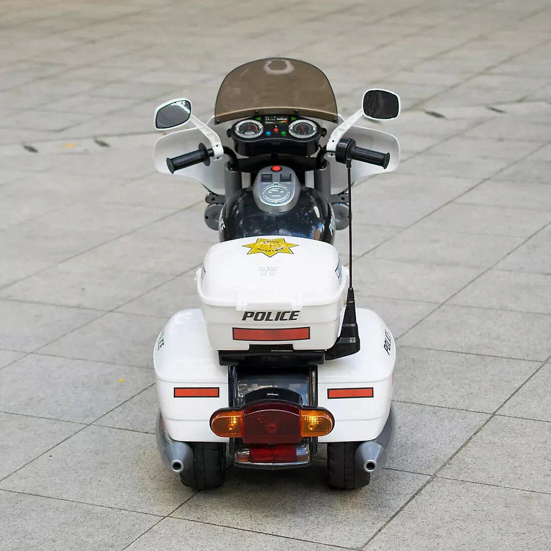 Children's Police Motorcycle Ride-On Toy Vehicle - Electric Motorbike for Boys and Girls 12V - Image 11