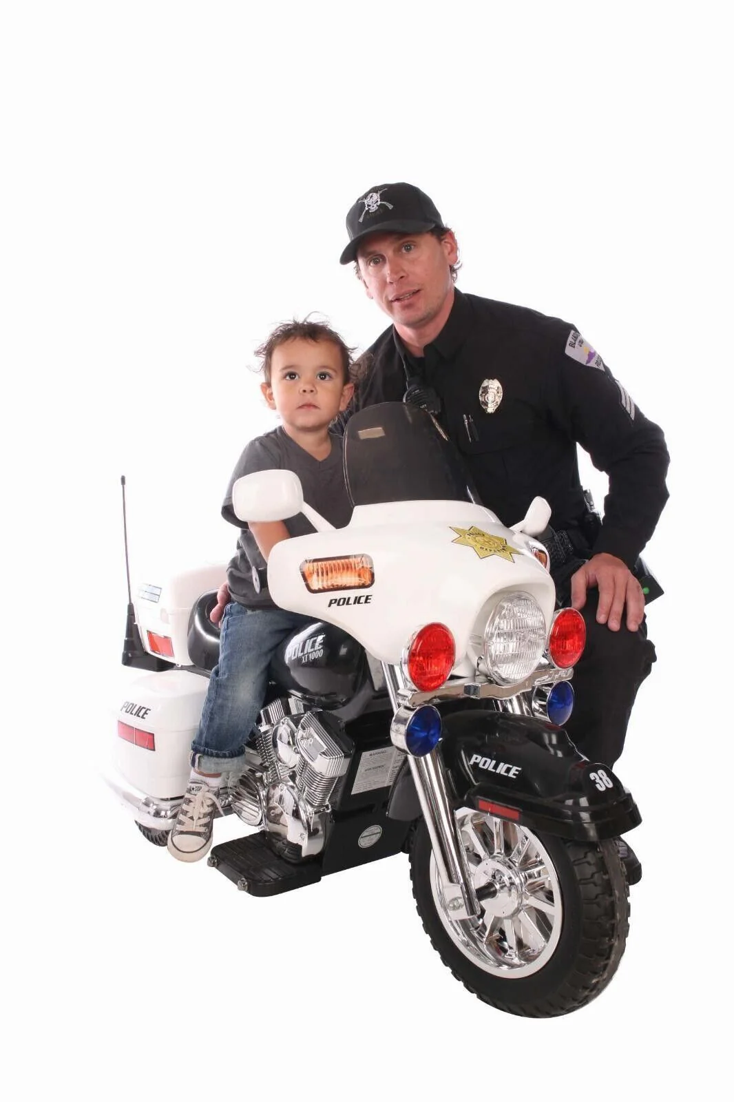 Children's Police Motorcycle Ride-On Toy Vehicle - Electric Motorbike for Boys and Girls 12V - Image 14
