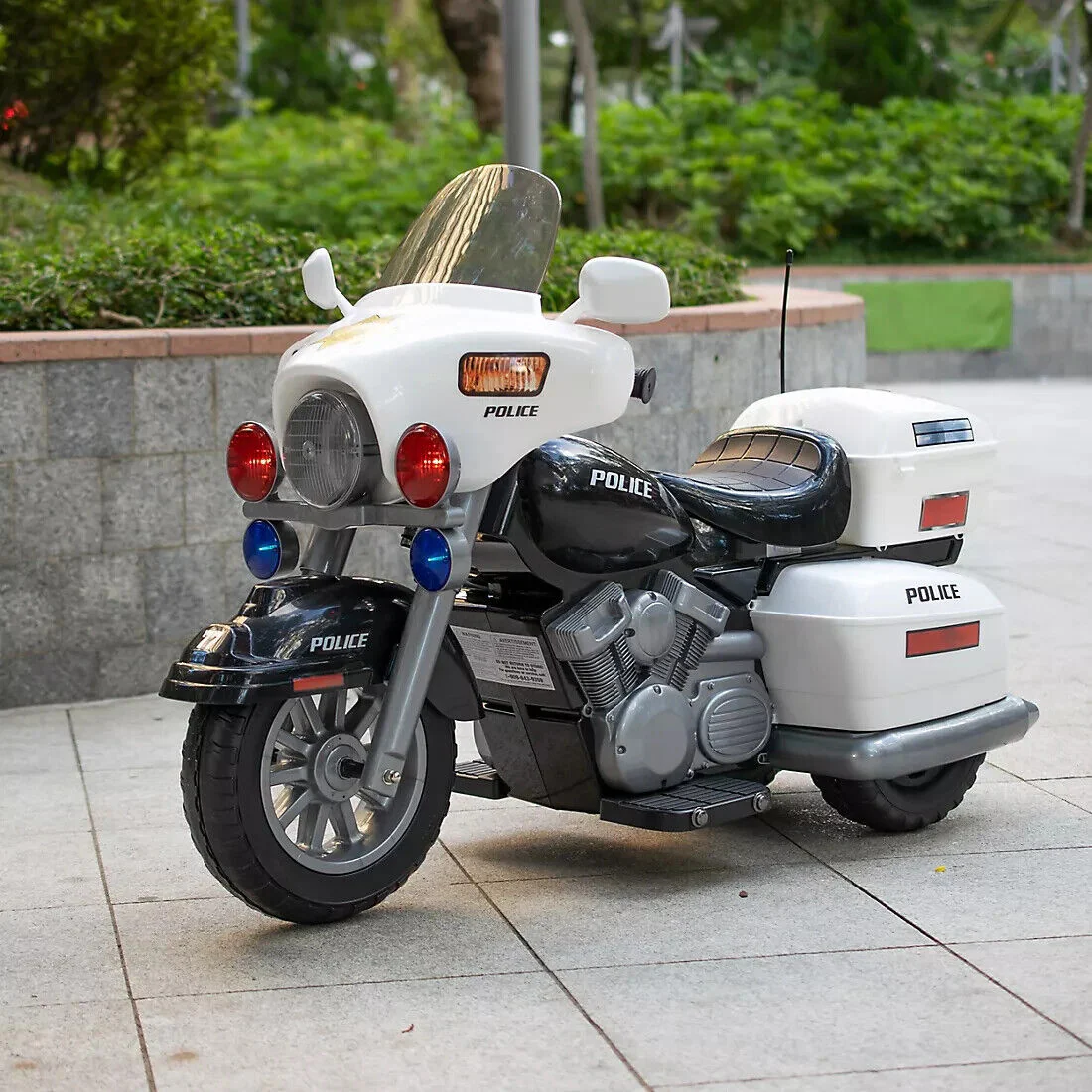 Children's Police Motorcycle Ride-On Toy Vehicle - Electric Motorbike for Boys and Girls 12V - Image 3