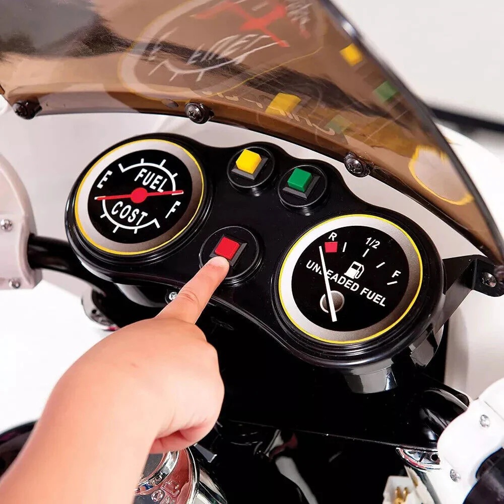 Children's Police Motorcycle Ride-On Toy Vehicle - Electric Motorbike for Boys and Girls 12V - Image 5