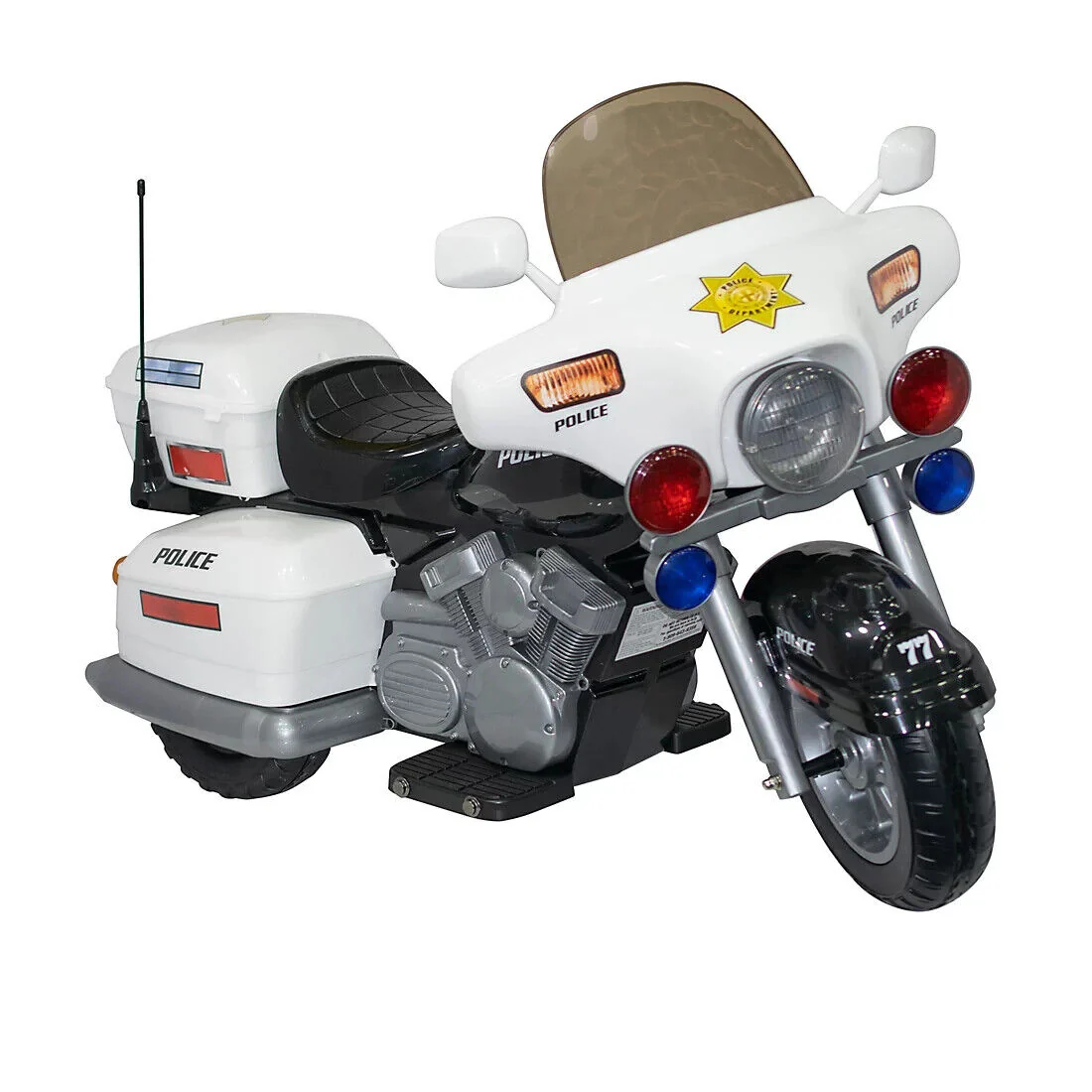 Children's Police Motorcycle Ride-On Toy Vehicle - Electric Motorbike for Boys and Girls 12V - Image 8