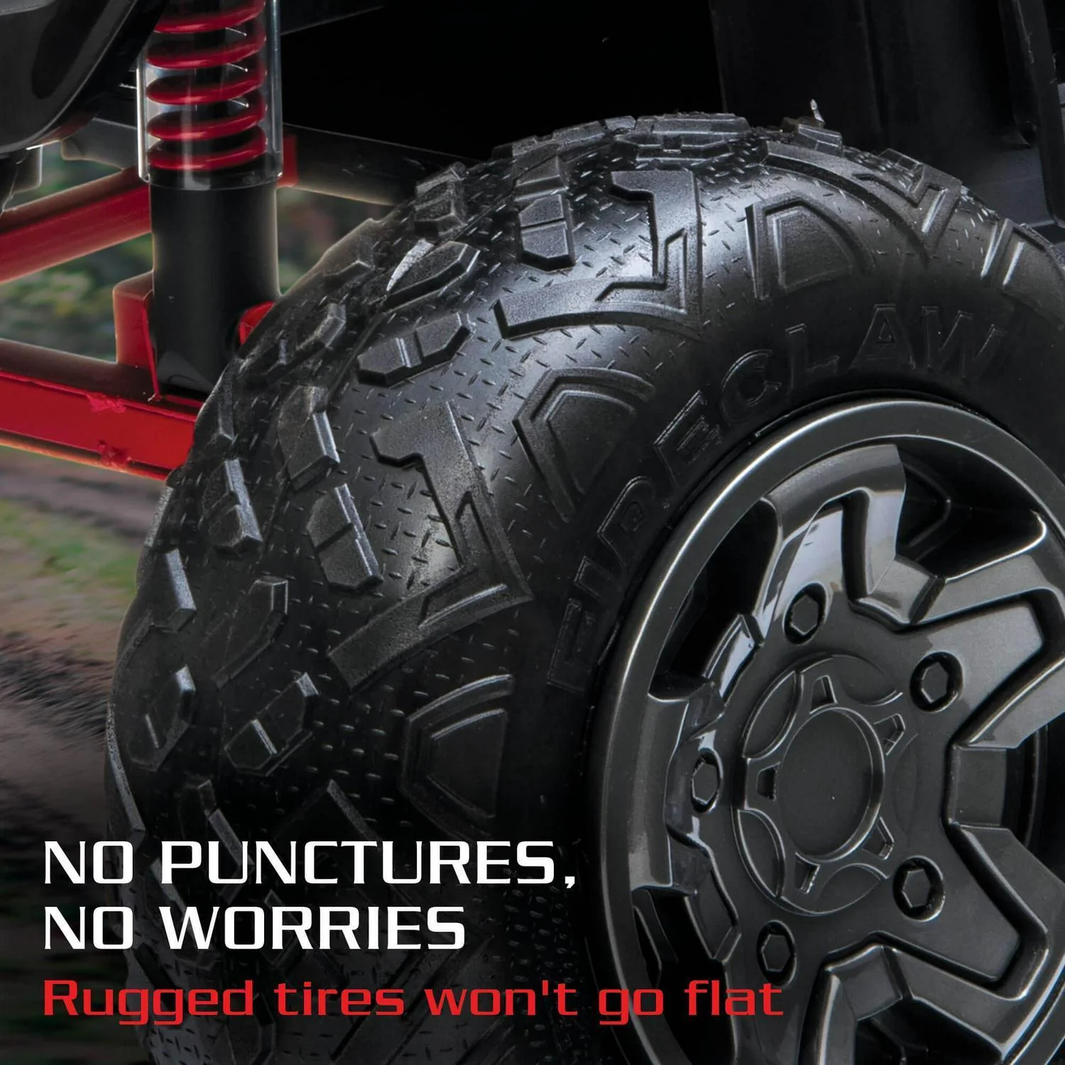 Children's Ride-on Toy Quad Vehicle 4-Wheeler ATV 8 MPH 24V Rechargeable Battery Black - Image 7