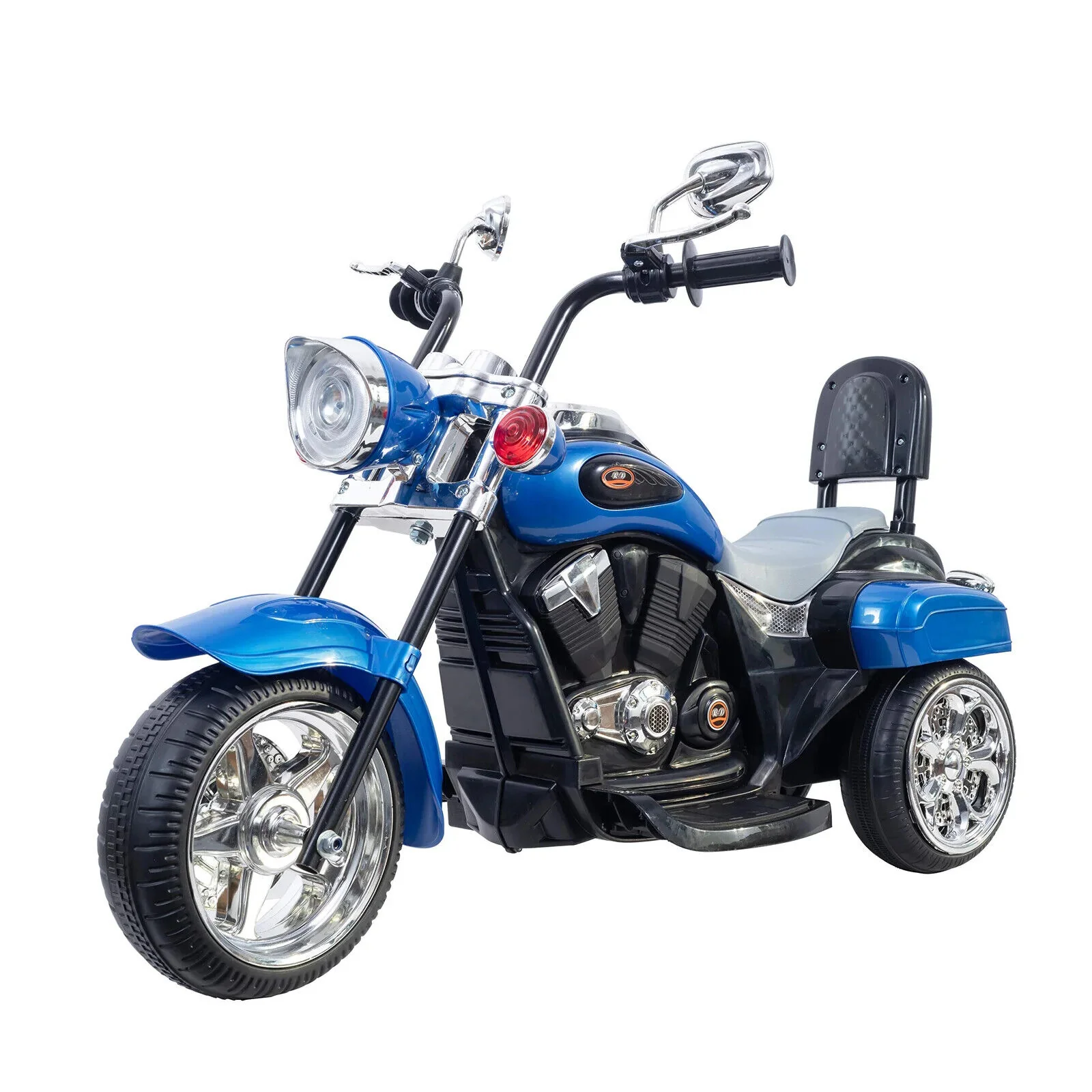 Chopper Style 3-Wheel Electric Motorcycle for Kids - Powered by 6V Battery - Image 11