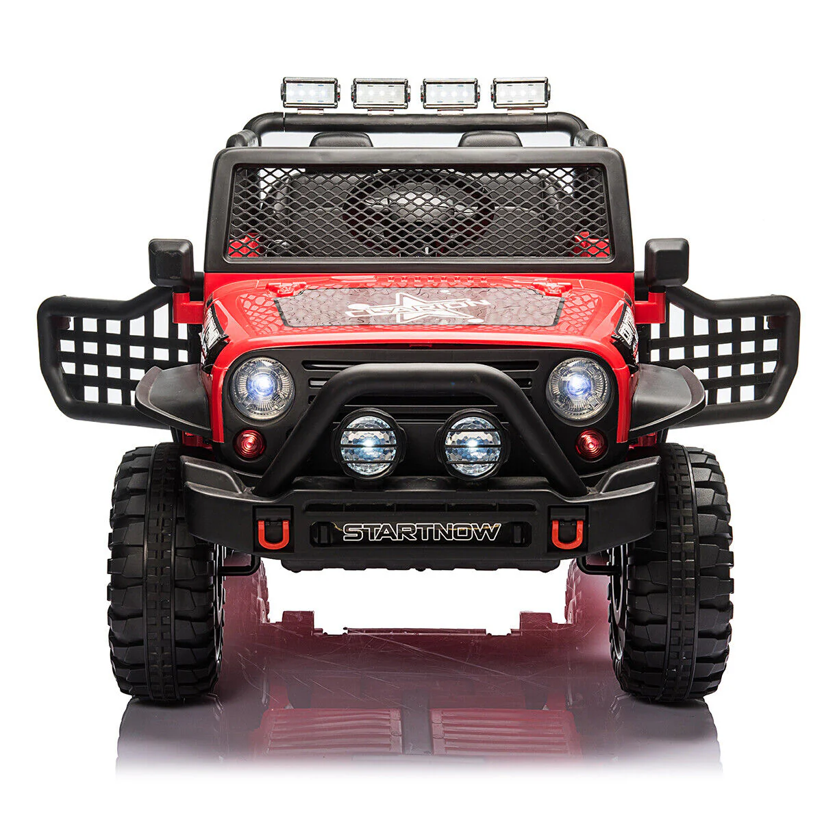CLARFEY 12V Battery Powered RC Off-Road Jeep for Kids with LED Lights - Image 11